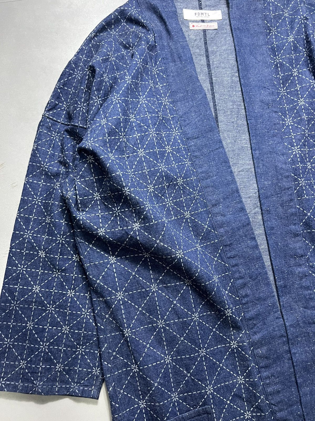 FDMTL FDTML - Indigo Dyed Kimono Size US M / EU 48-50 / 2 - 2 Thumbnail