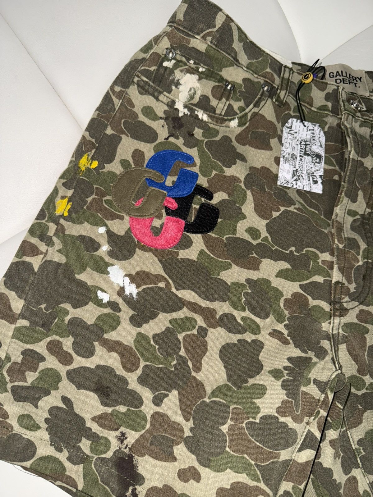 Gallery Dept. Camouflage Ventura g patch shorts Size US 32 / EU 48 - 4 Thumbnail