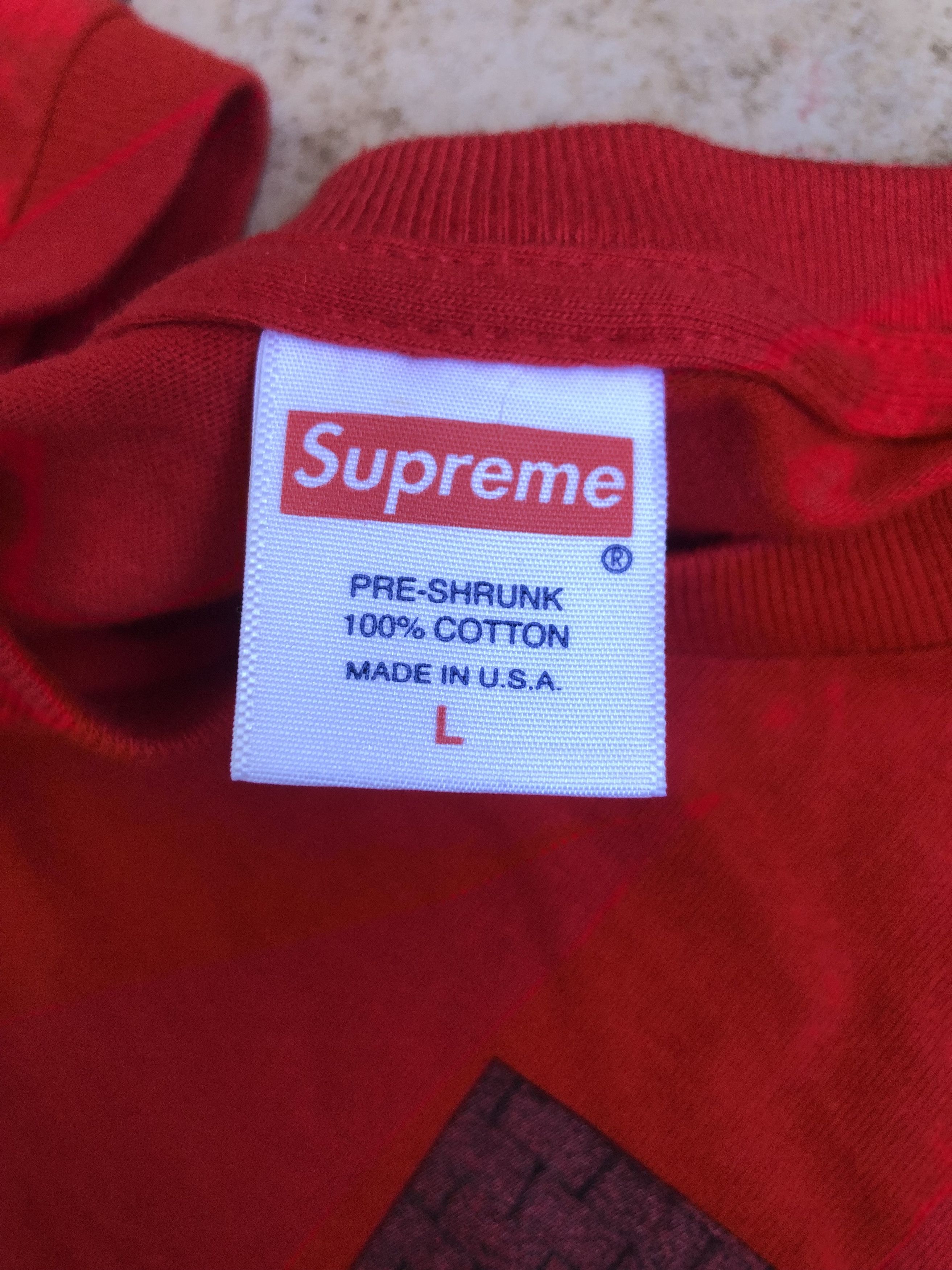 Supreme Supreme Mike Hill Snake Trap Long Sleeve Tee Red Size L Size US L / EU 52-54 / 3 - 14 Thumbnail