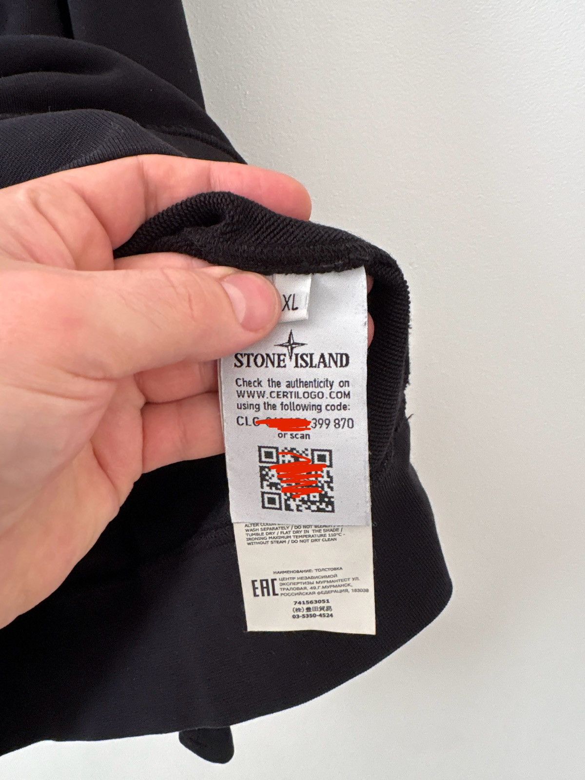 Stone Island Stone Island Garment Dyed Crew Sweatshirt Black XL Size US XL / EU 56 / 4 - 7 Thumbnail