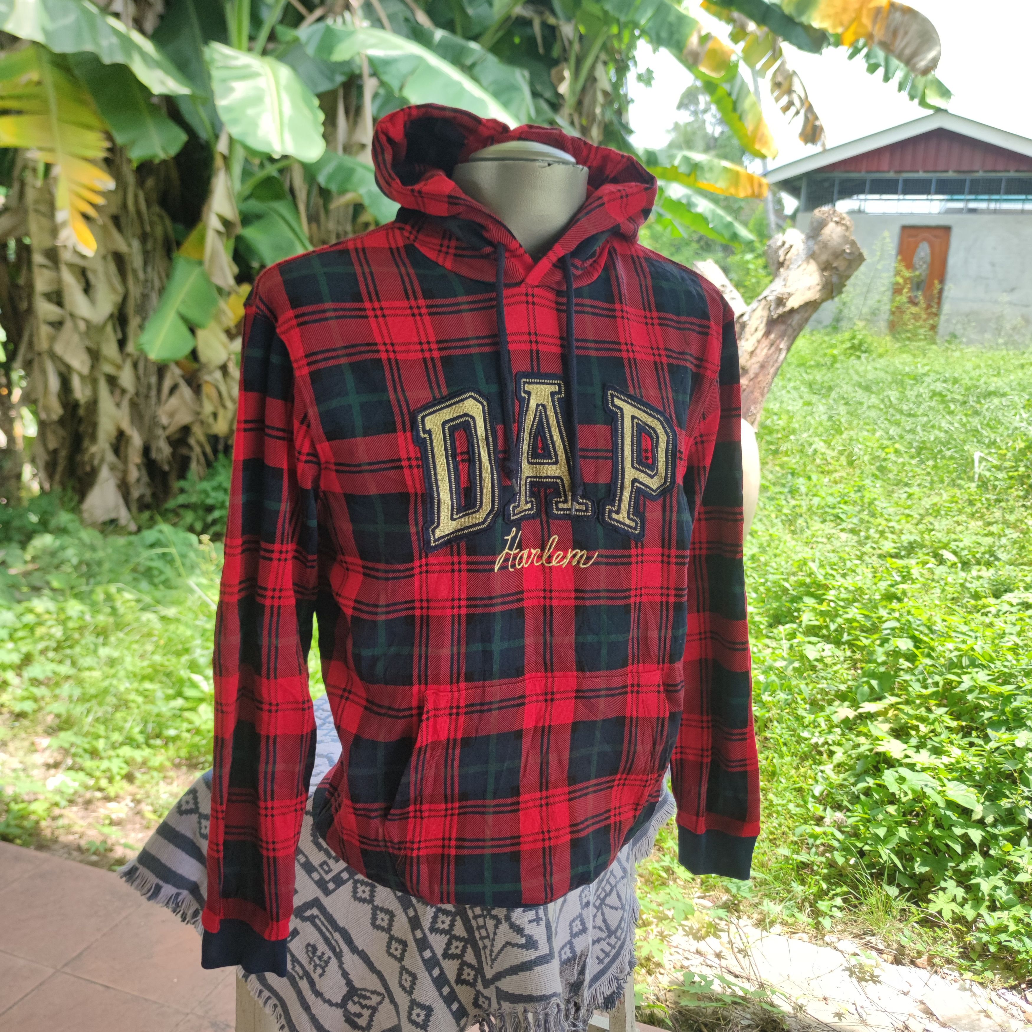 Dapper Dan × Gap GAP x DAPPER DAN DAP HARLEM RED TARTAN HOODIE Size US M / EU 48-50 / 2 - 7 Thumbnail