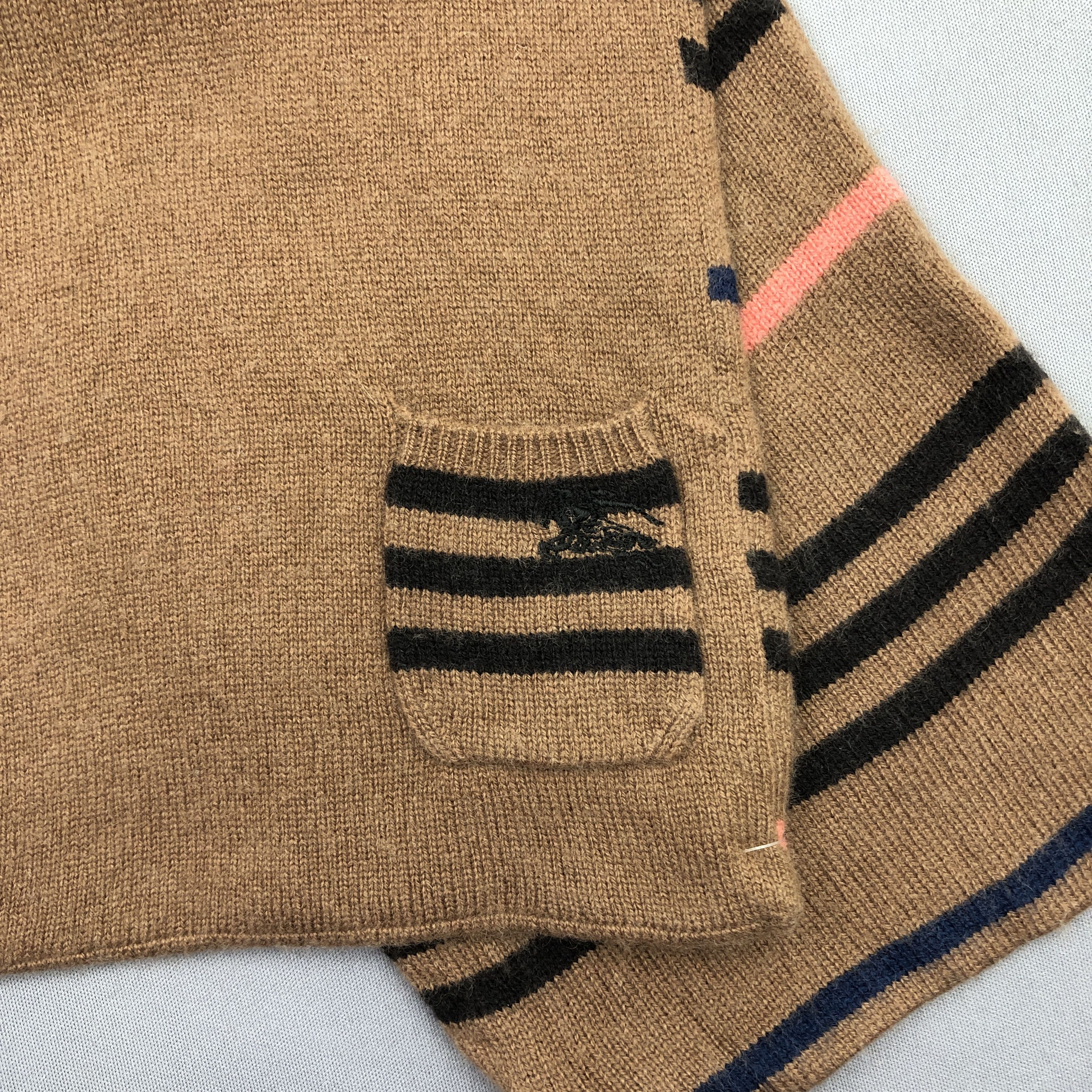 Burberry Vintage Burberry Scarf Muffler Wool Cashmere Scarves Size ONE SIZE - 6 Thumbnail