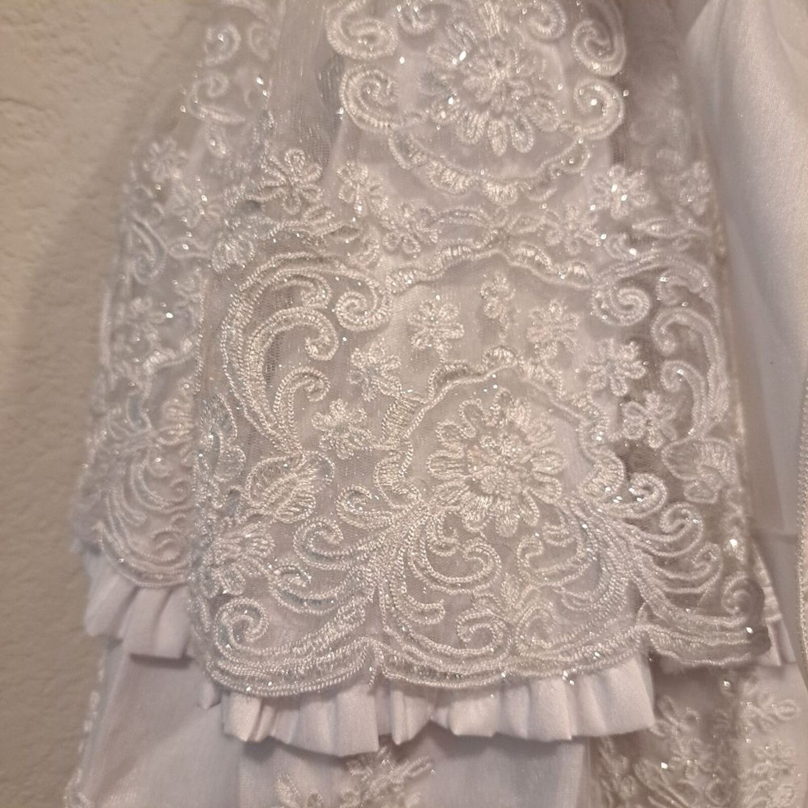 Other Girls white flower girl dress wedding Convertible 2-3 tiers Size S / US 4 / IT 40 - 2 Thumbnail