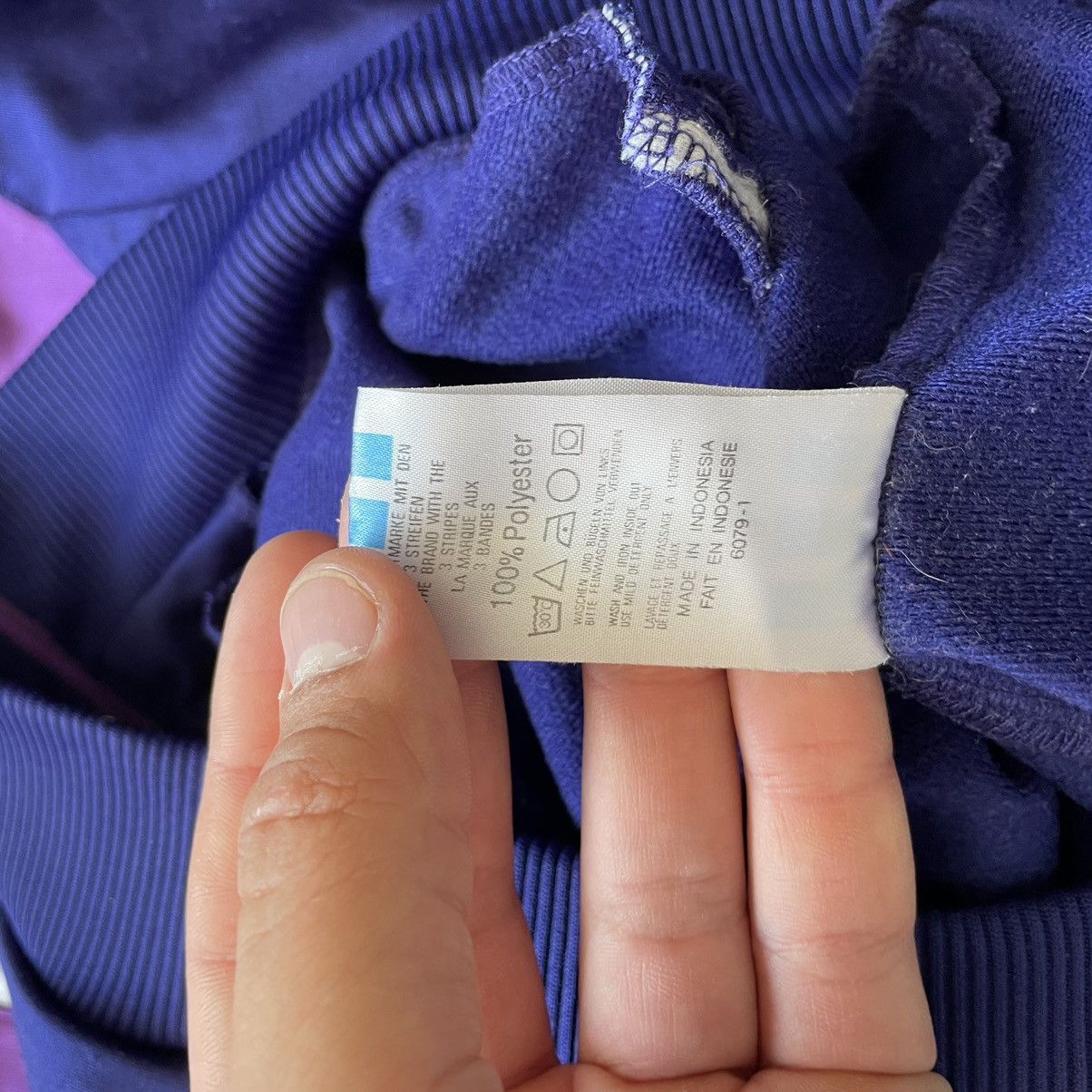 Adidas × Vintage Adidas vintage retro bomber track jacket 90’s logo zip Size US L / EU 52-54 / 3 - 7 Thumbnail