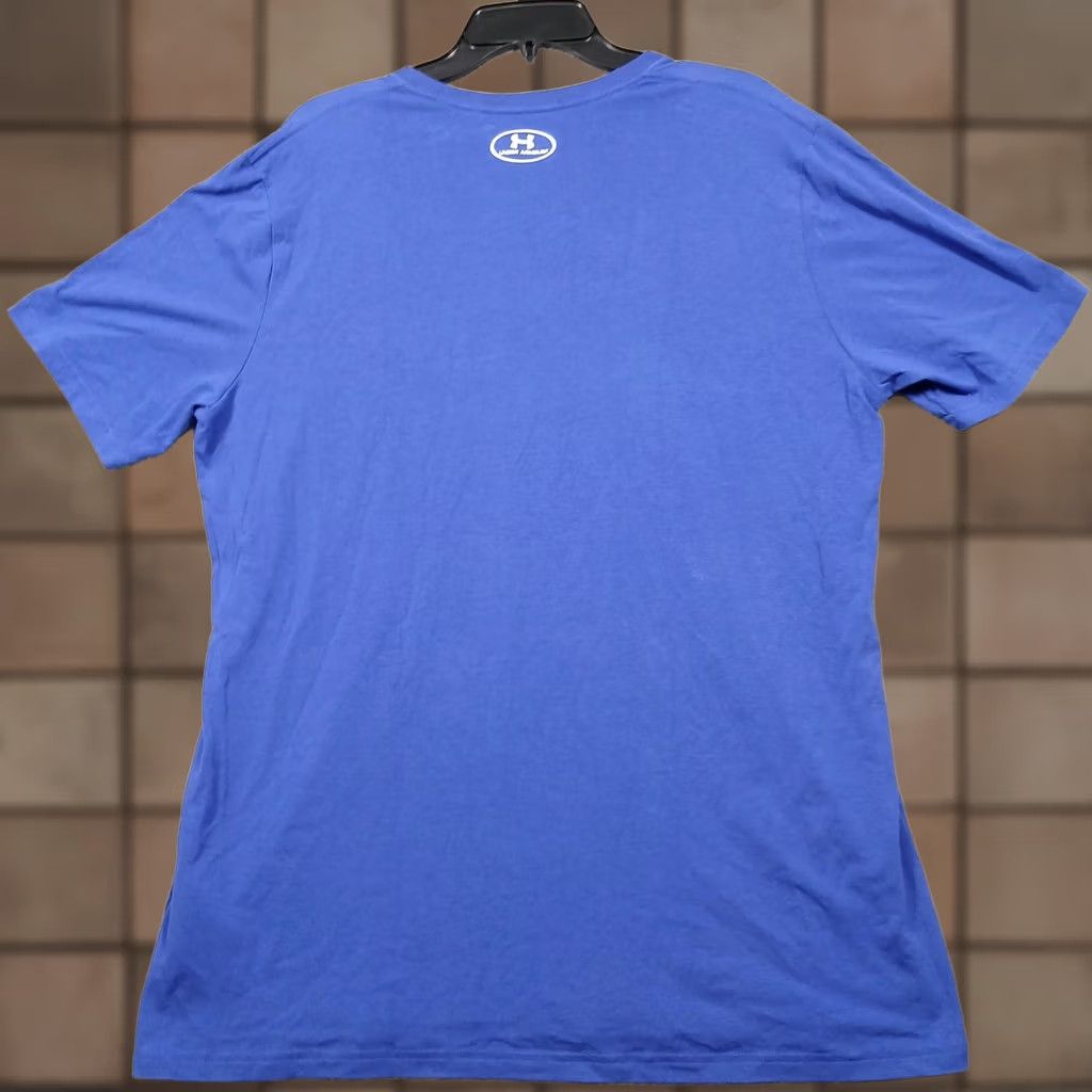 Under Armour Under Armour Shirt Mens XL Blue HeatGear Loose Fit Athletic Tee Logo Size US XL / EU 56 / 4 - 1 Thumbnail