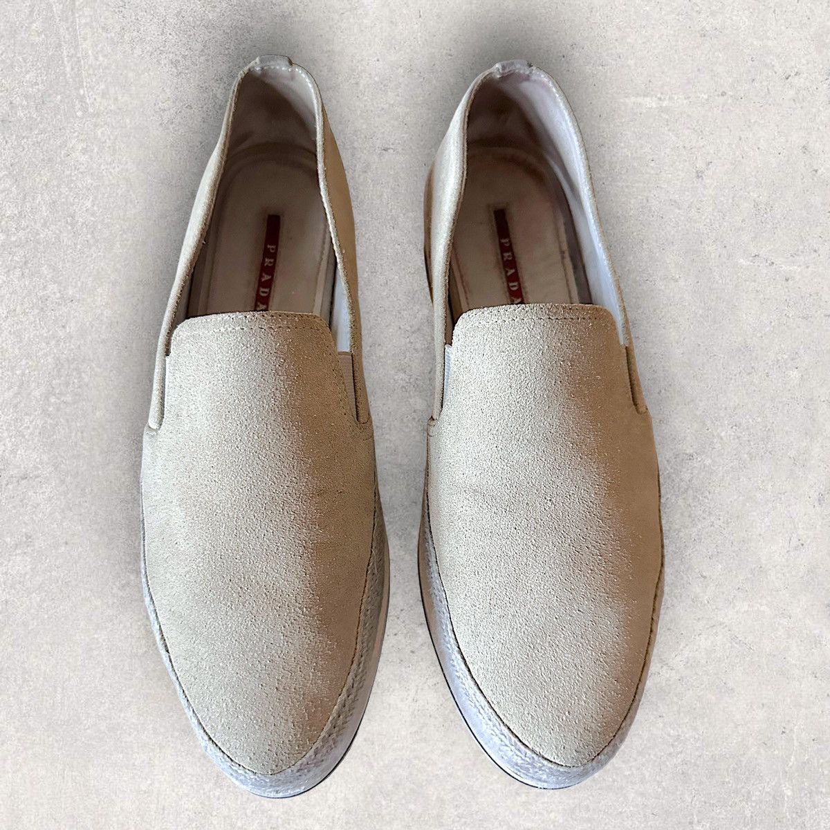 Prada Prada Suede Slip On Sneakers Size US 9 / IT 39 - 3 Thumbnail