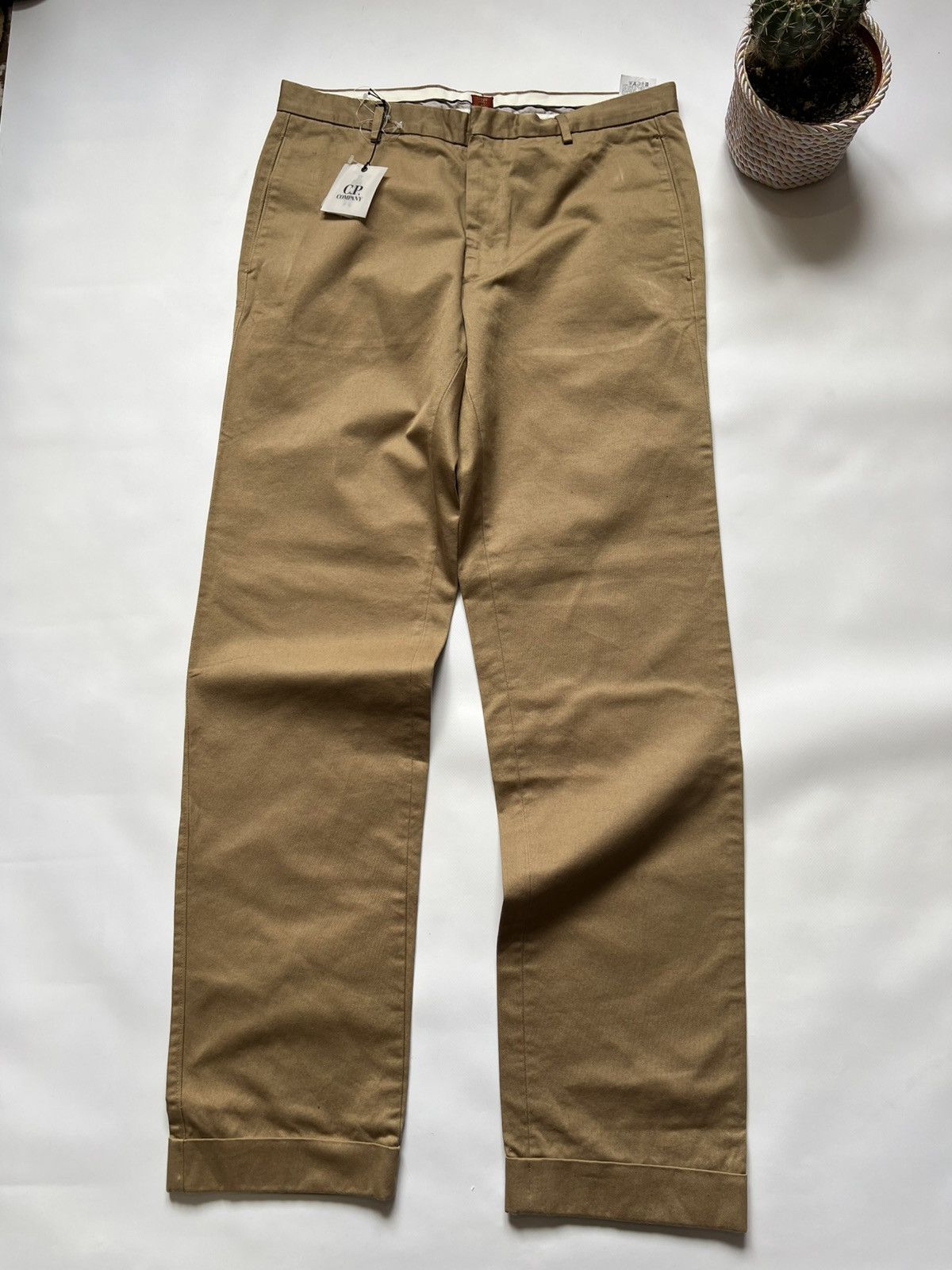 Massimo Osti C.P. Company Chino Pants New Rare Brown Size US 34 / EU 50 - 1 Thumbnail