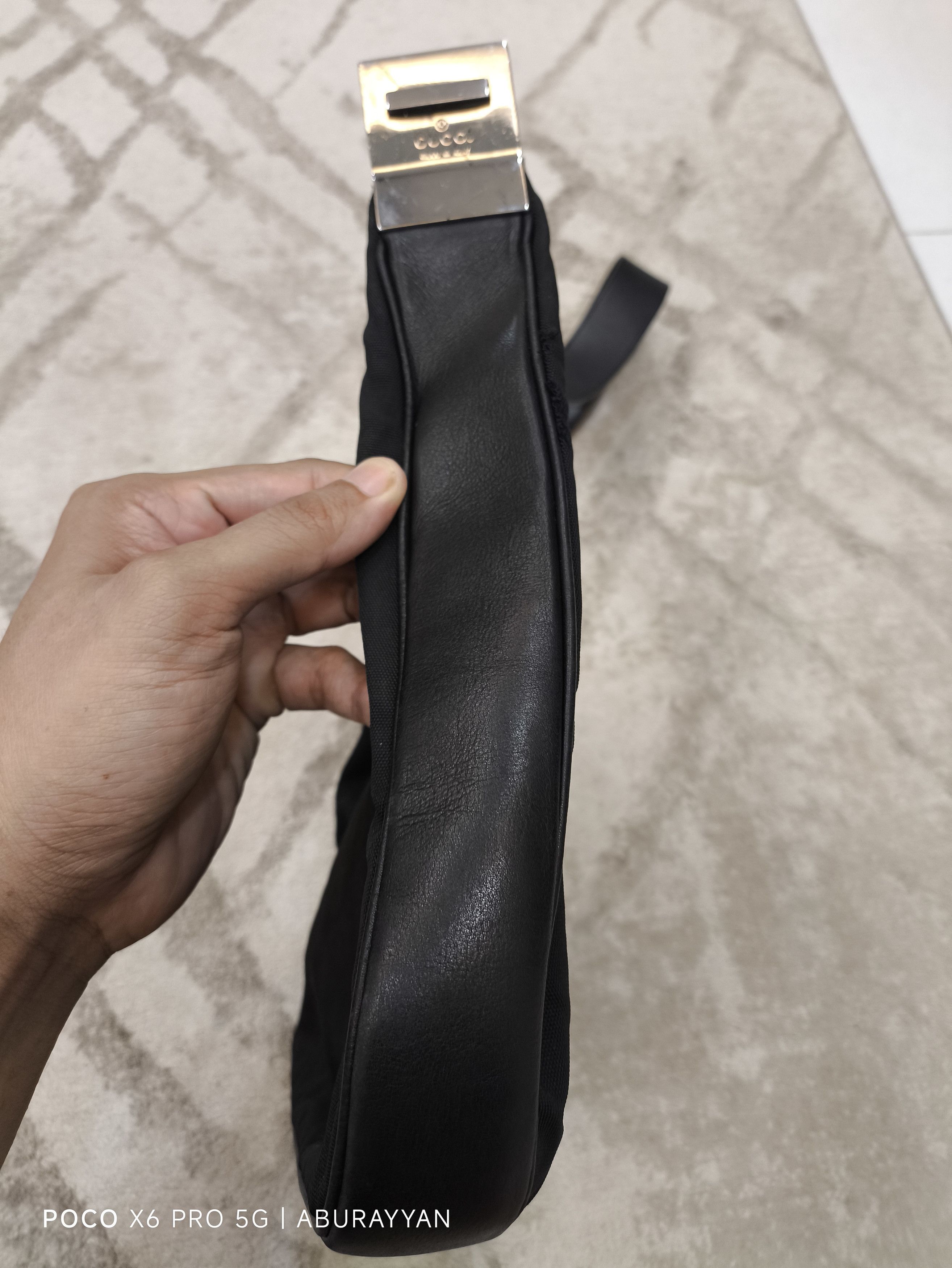 Gucci Gucci Black Hobo Shoulder Attache Bag Size ONE SIZE - 4 Thumbnail