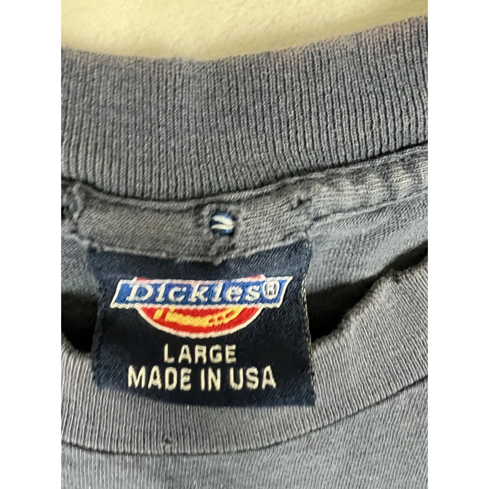 Dickies Vintage Dickies Blank Blue T-Shirt Size M/L Single Stitch Ma Size US M / EU 48-50 / 2 - 2 Thumbnail