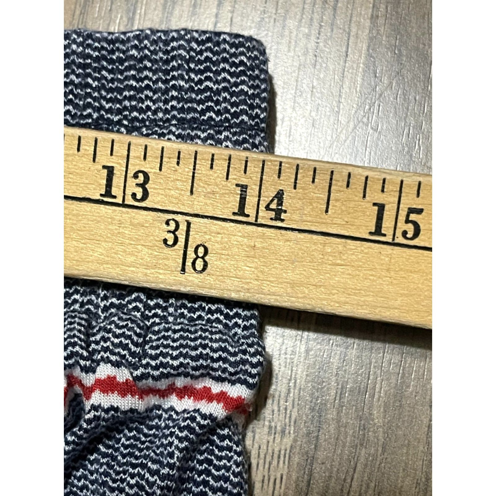 Vintage Design History Skirt, Women's Size Small, Tie Waist, Side Slit, Blue Red White, Striped, A-Line, Long, Casual, Regular, Women, SKirt Size 28" / US 6 / IT 42 - 6 Thumbnail