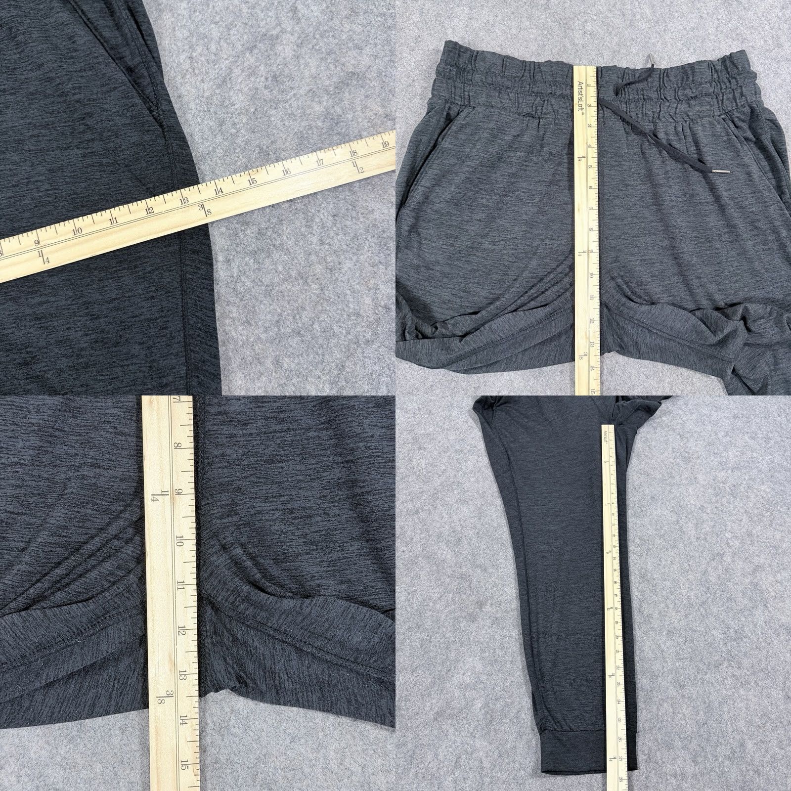Alife Active Life Casual Jogger Pants XL Dark Gray Women’s Regular 32x27.5 Pockets 90s Gothic College City USA Modern Outdoor Style Jeanswear Trousers Size 40" / US 18 - 9 Thumbnail