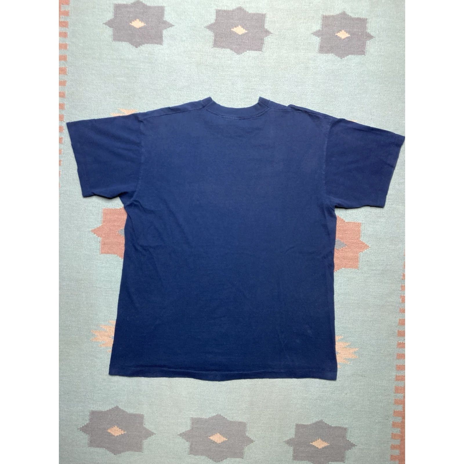 NFL VINTAGE 90s Chicago Bears NFL Graphic T-Shirt - Blue, Adult XL, Single Stitch, Men, Football Size US XL / EU 56 / 4 - 8 Thumbnail