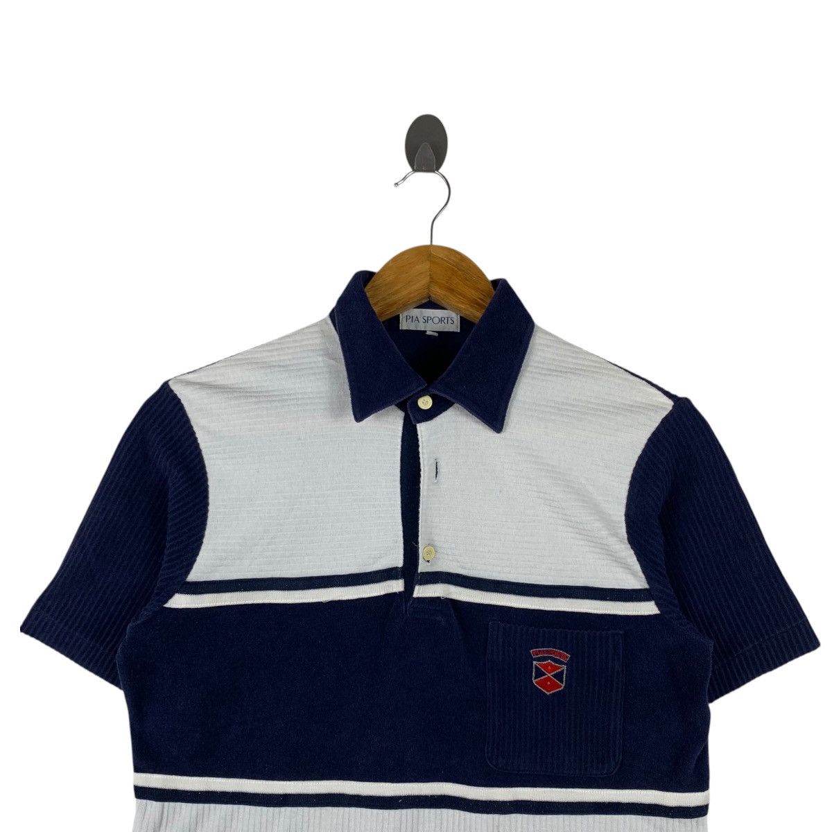 Vintage PIA SPORTS Formula One F1 Mini Embroidered Brand Logo Shirt Size US S / EU 44-46 / 1 - 2 Thumbnail