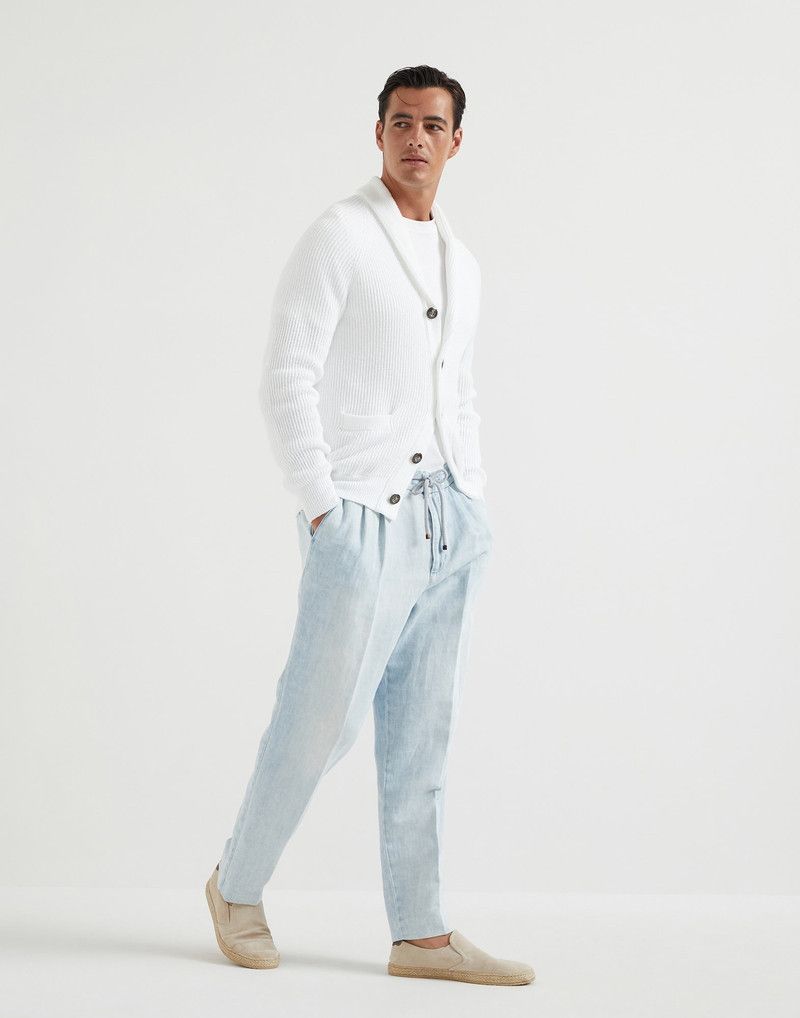 Brunello Cucinelli o1y0526 Jogger & Sweatpant in Sky Blue Size US 32 / EU 48 - 4 Thumbnail