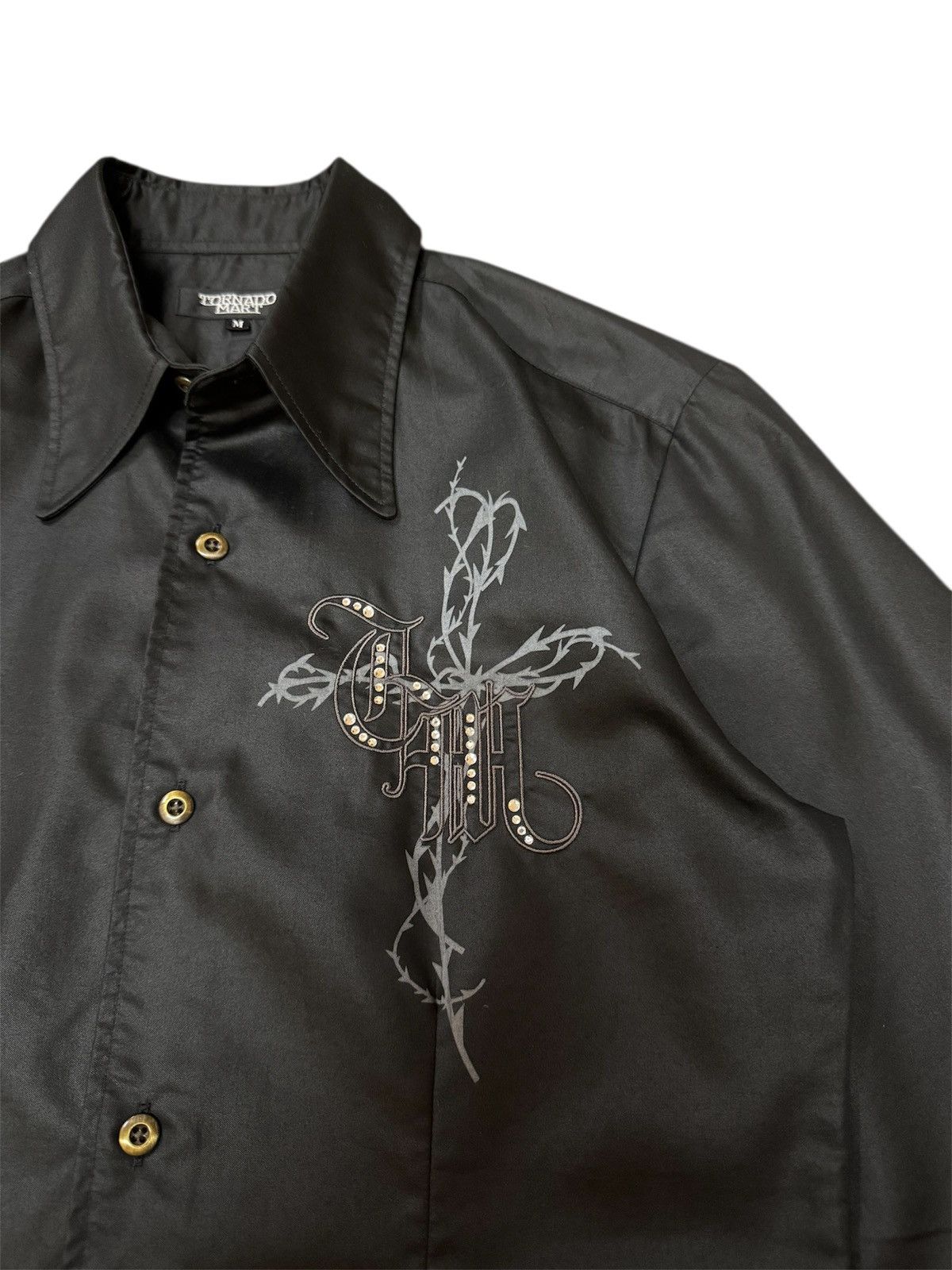 Japanese Brand × Tornado Mart Tornado Mart Tribal button up shirt Size US S / EU 44-46 / 1 - 3 Thumbnail