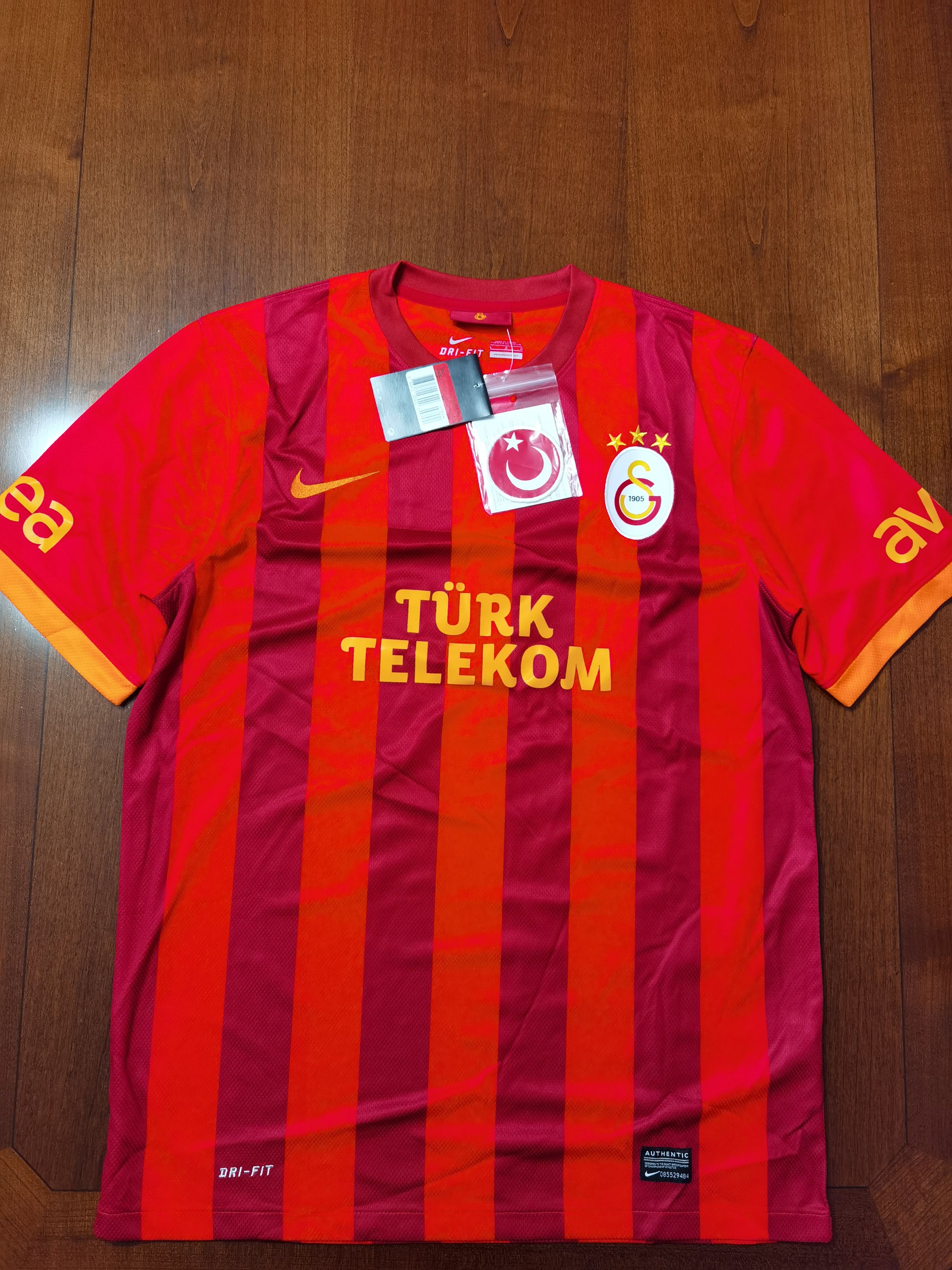 Nike 2013/14 Nike Galatasaray Third Football Shirt Large Jersey Size US L / EU 52-54 / 3 - 1 Thumbnail