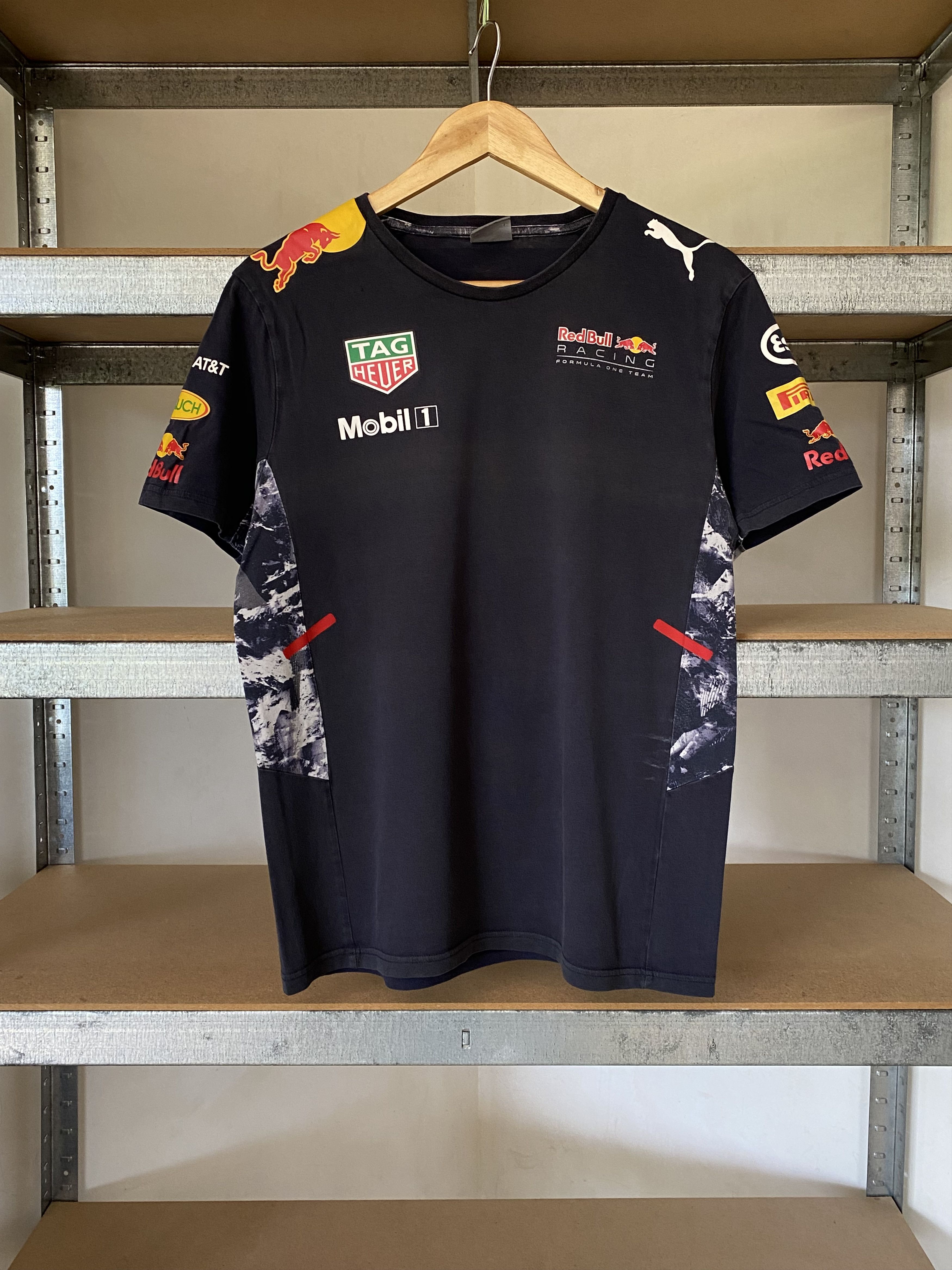 Puma Puma Red Bull Formula Uno F1 Vintage 2000s Racing T-shirt Size US M / EU 48-50 / 2 - 1 Thumbnail