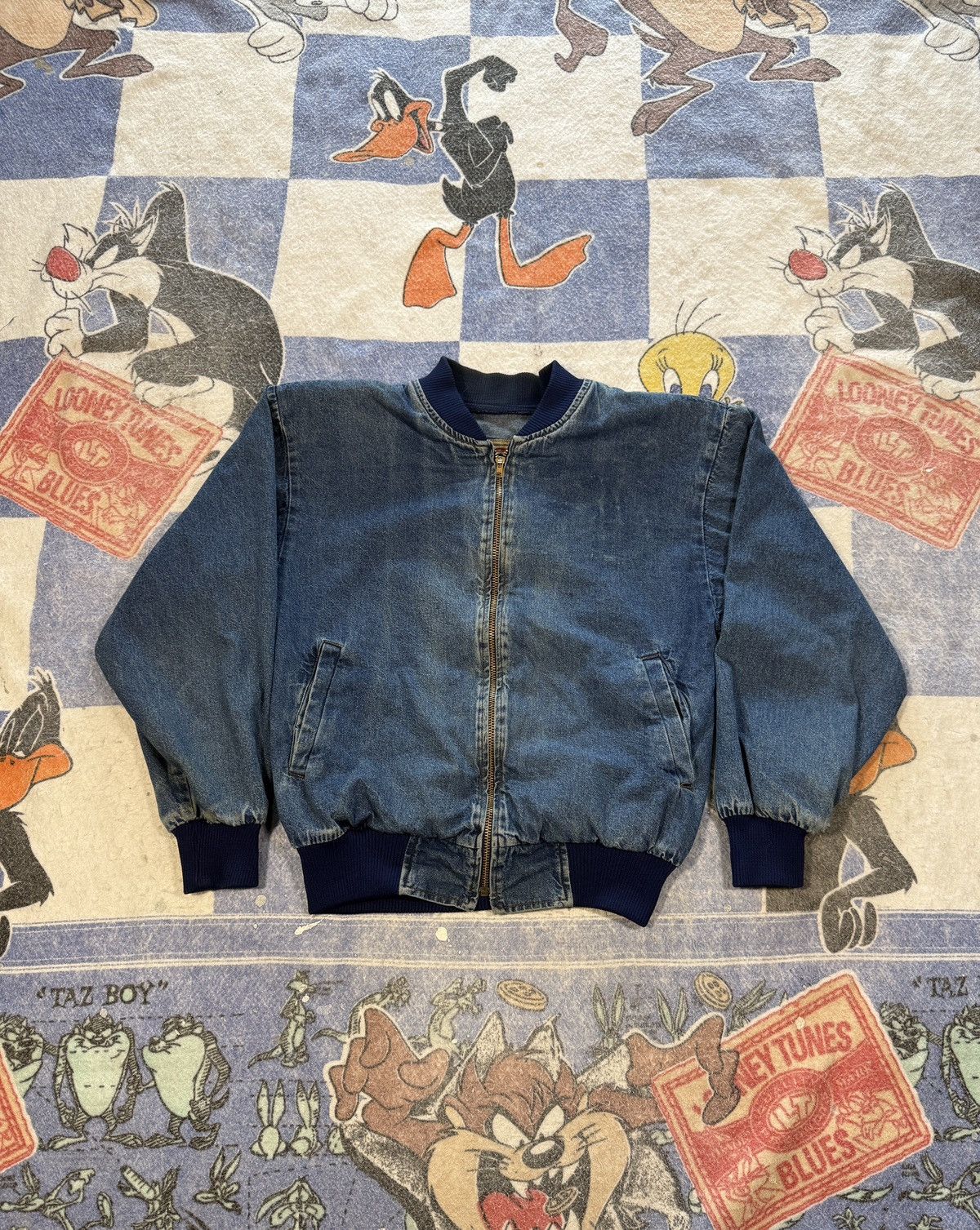 Vintage Vintage denim “Santa Fe” denim jacket Size US M / EU 48-50 / 2 - 1 Thumbnail