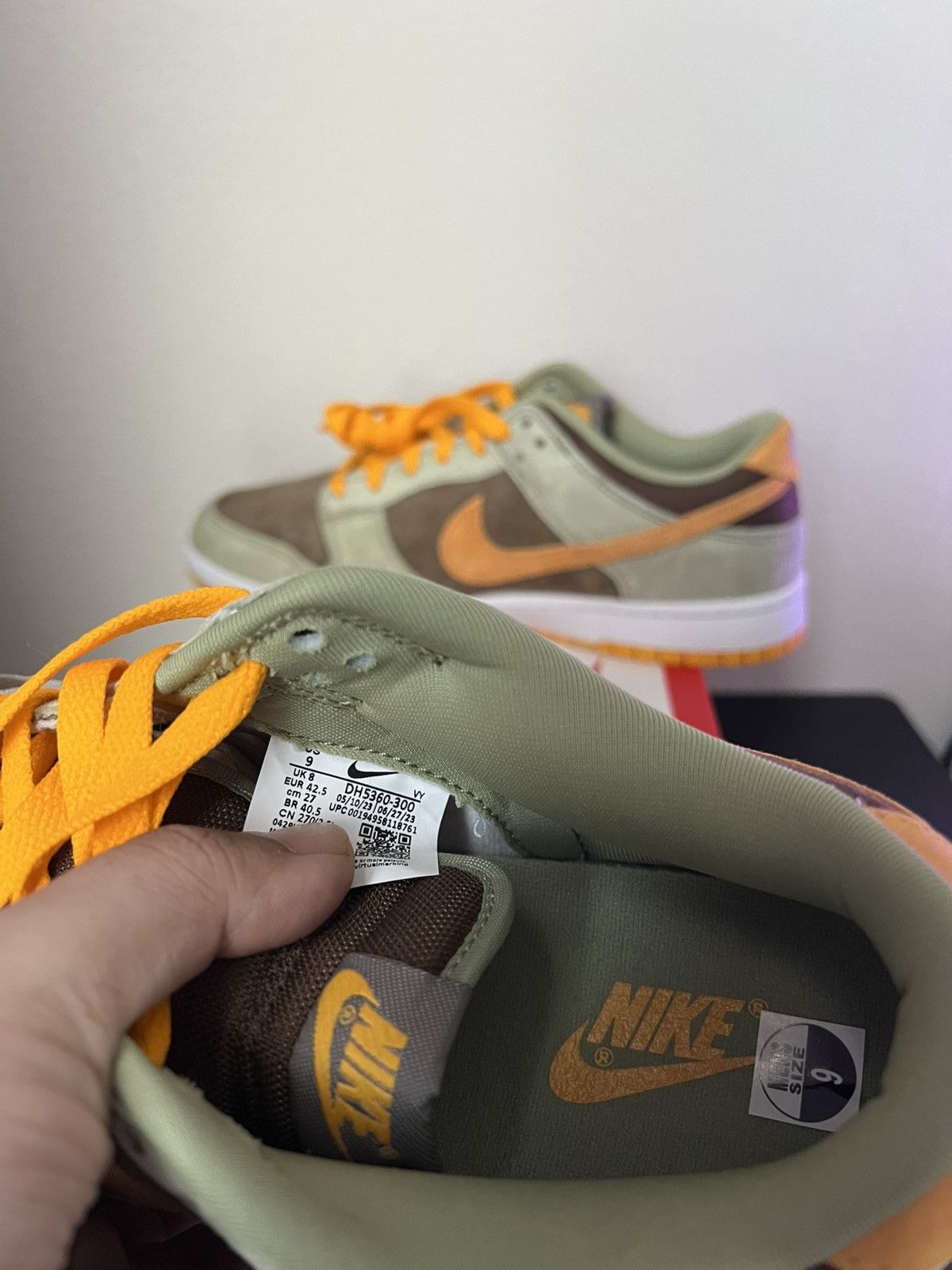 Nike Nike Dunk Low “Dusty Olive” Size US 9 / EU 42 - 8 Thumbnail