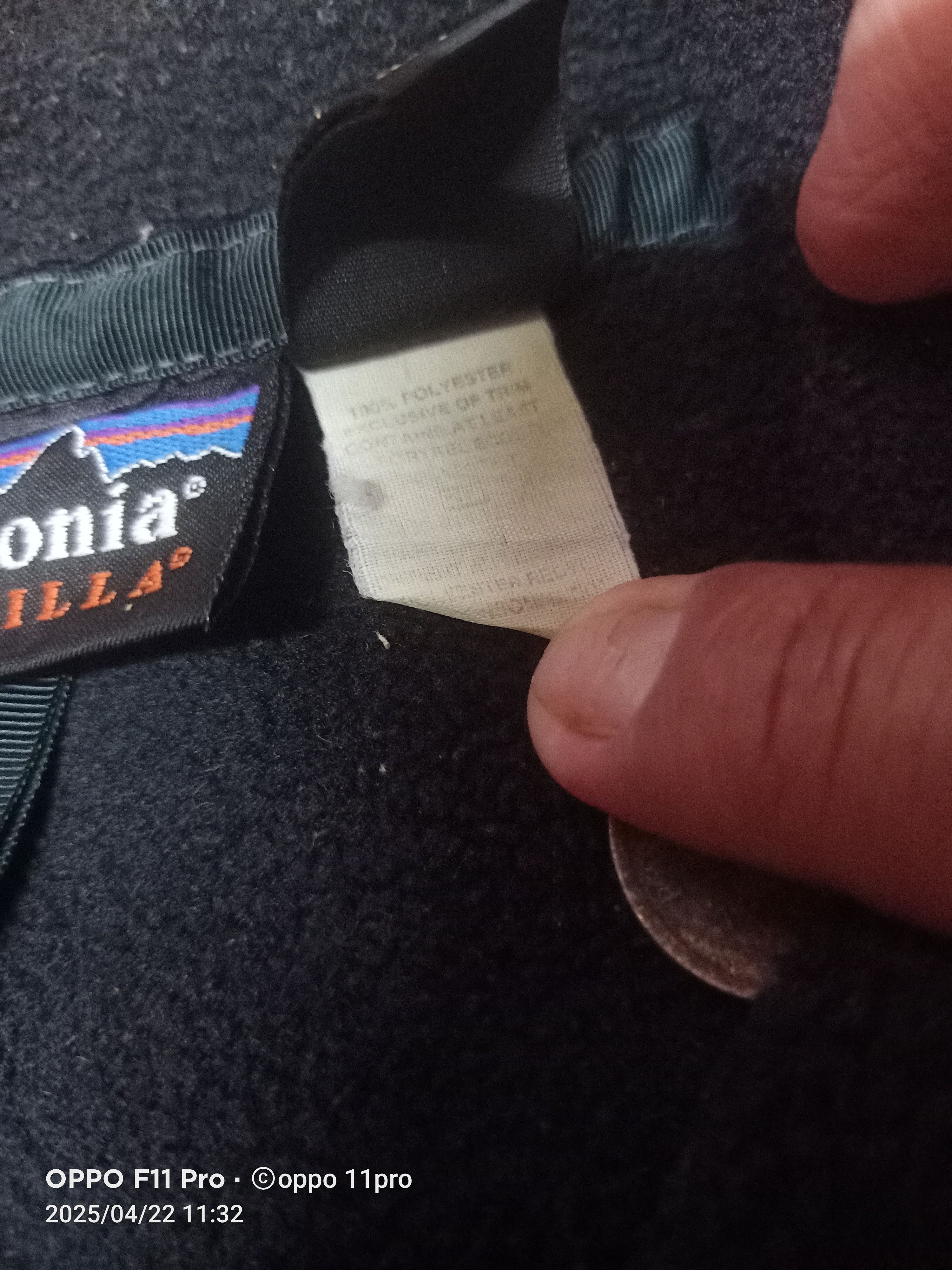 Patagonia × Vintage 90s Patagonia Vintage Fleece Synchilla Pollar Coller Size US M / EU 48-50 / 2 - 3 Thumbnail