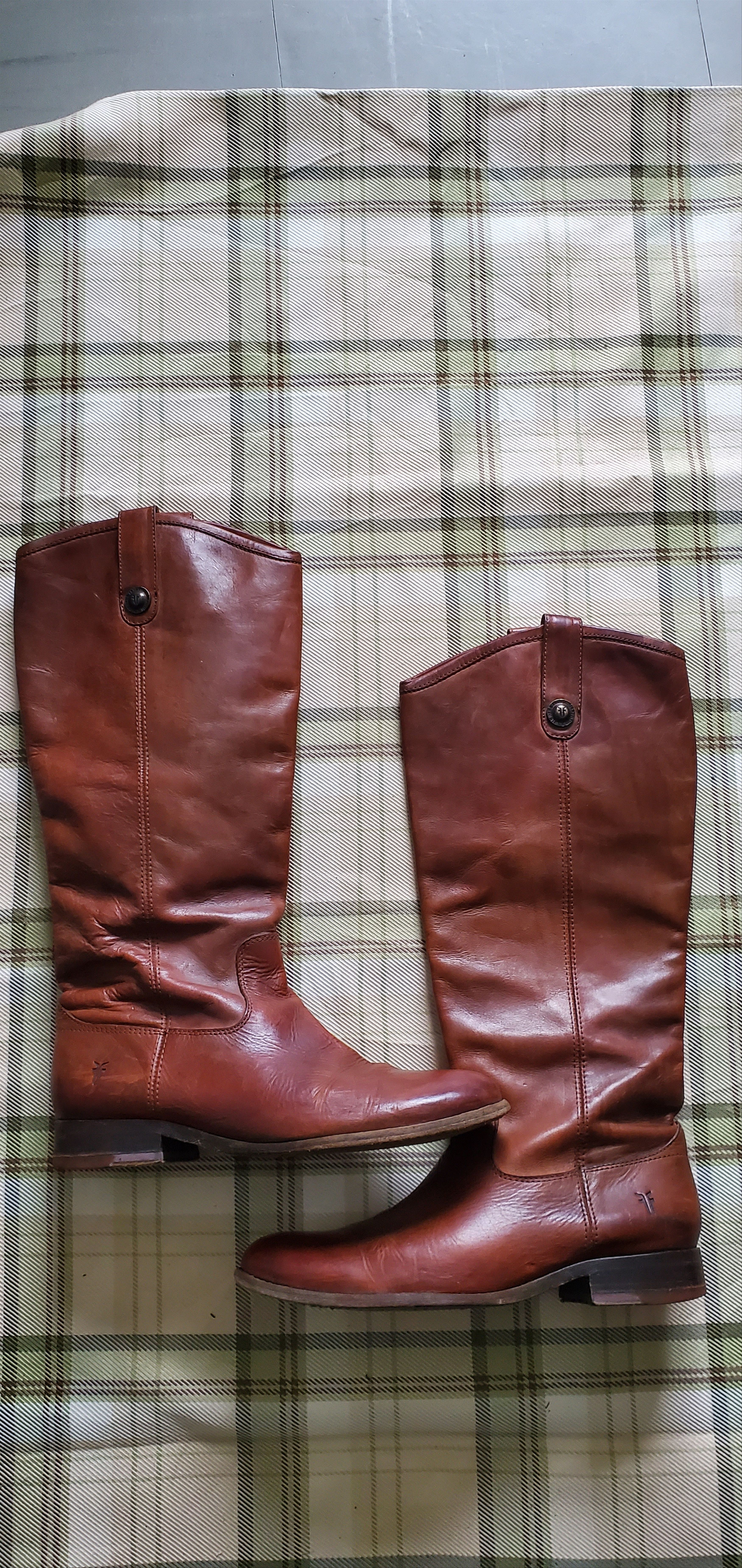 Frye Frye Melissa Pull On Riding Boots Size US 7.5 / IT 37.5 - 2 Thumbnail