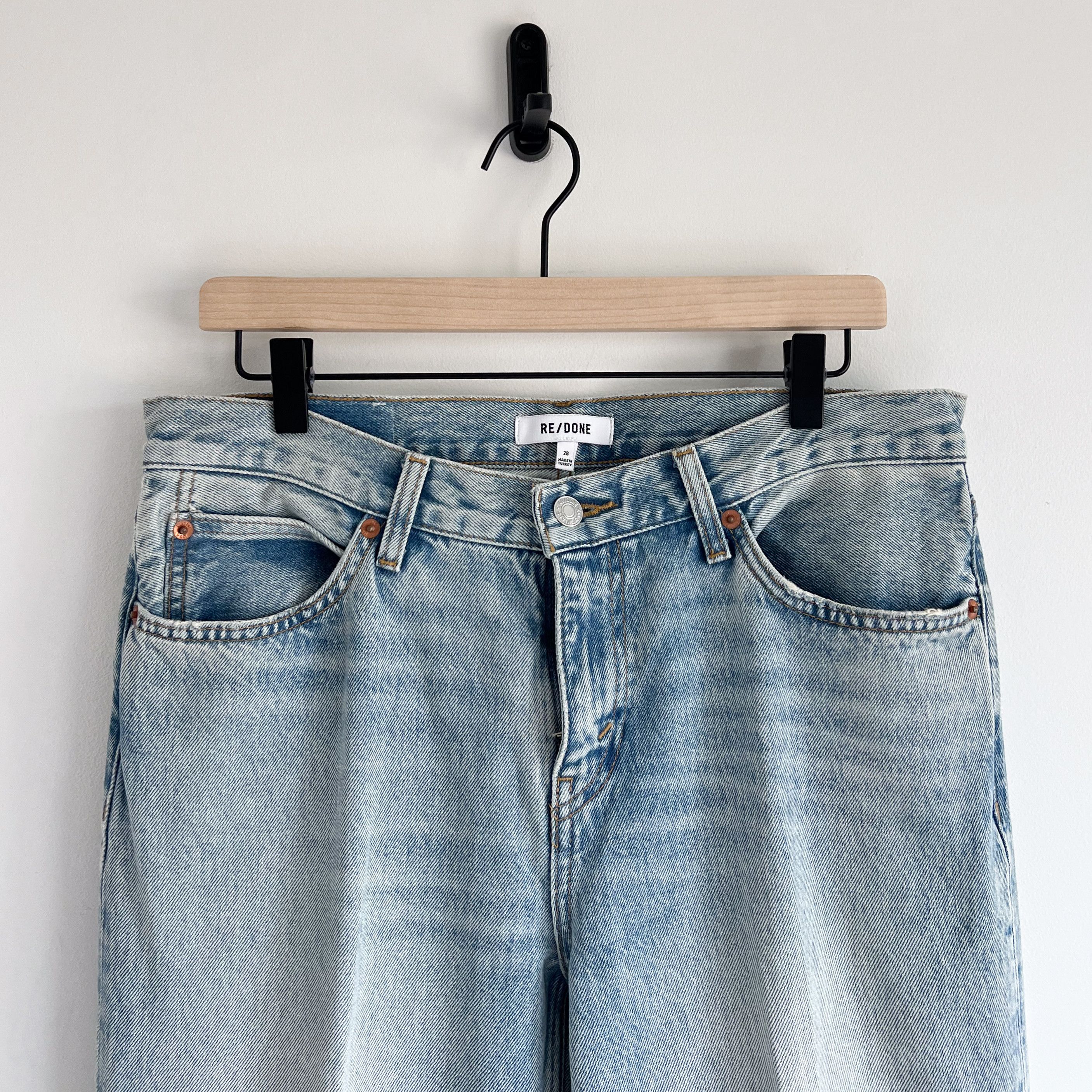RE/DONE Awesome Re/Done Super Wide Leg Baggy Raver Denim Jeans Size US 32 / EU 48 - 2 Thumbnail