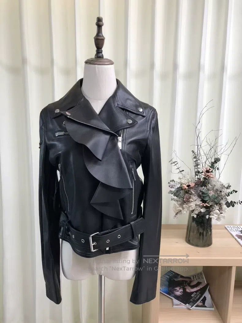 Valentino Valentino Jacket and leather jacket Size S / US 4 / IT 40 - 1 Thumbnail