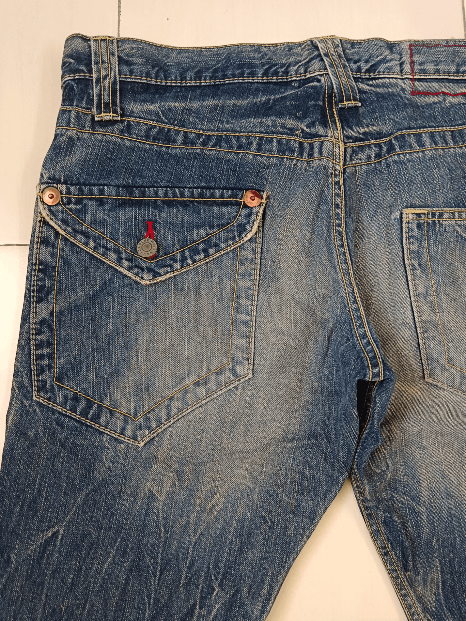 Blue Blue Japan 💥Blue Way💥 Seditionaries Punk Flare Jeans Size US 33 - 5 Thumbnail