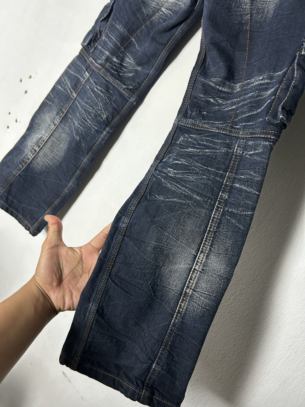 Nicole Club Nicole Club For Men multi pocket sick faded grunge punk Size US 29 - 8 Thumbnail