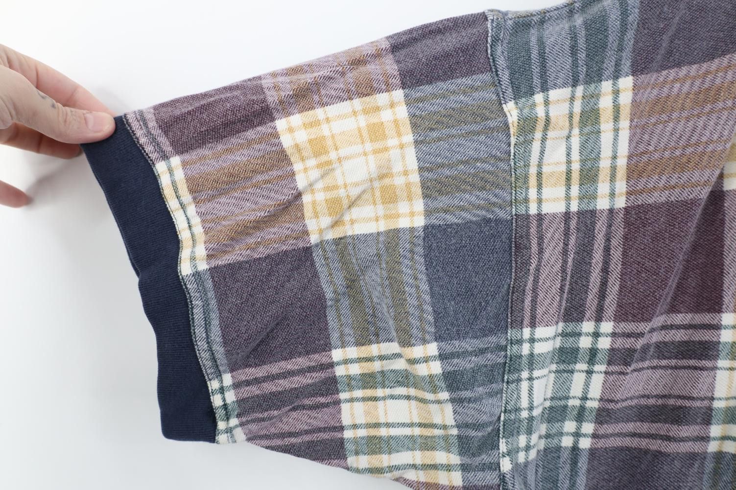 Vintage Vintage 90s Streetwear Knit Golf Polo Shirt Rainbow Plaid Size US XL / EU 56 / 4 - 7 Thumbnail