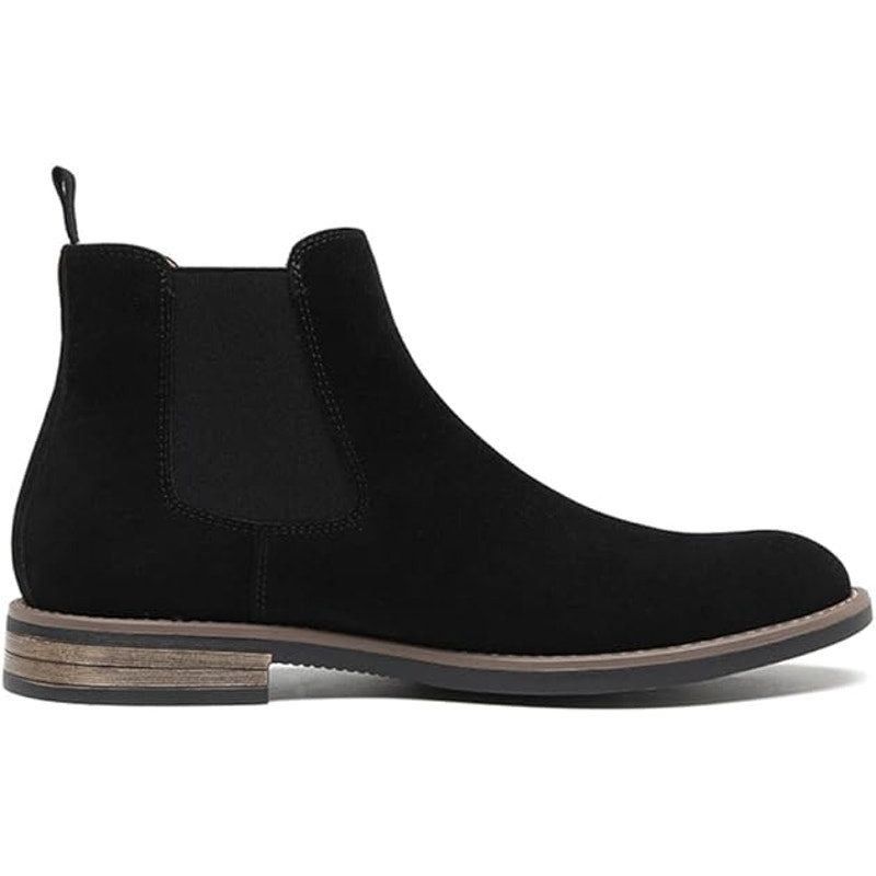 Other Decardz Men's Size 10.5 Black Faux Suede Chelsea Boots Size ONE SIZE - 3 Thumbnail