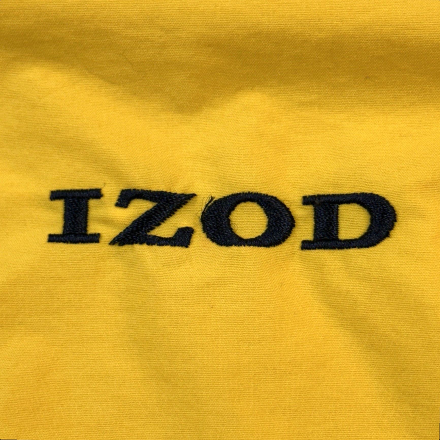 Izod VINTAGE Izod Jacket Mens XL Yellow V Neck Windbreaker Pullover Golf Casual 90s Size US XL / EU 56 / 4 - 6 Thumbnail