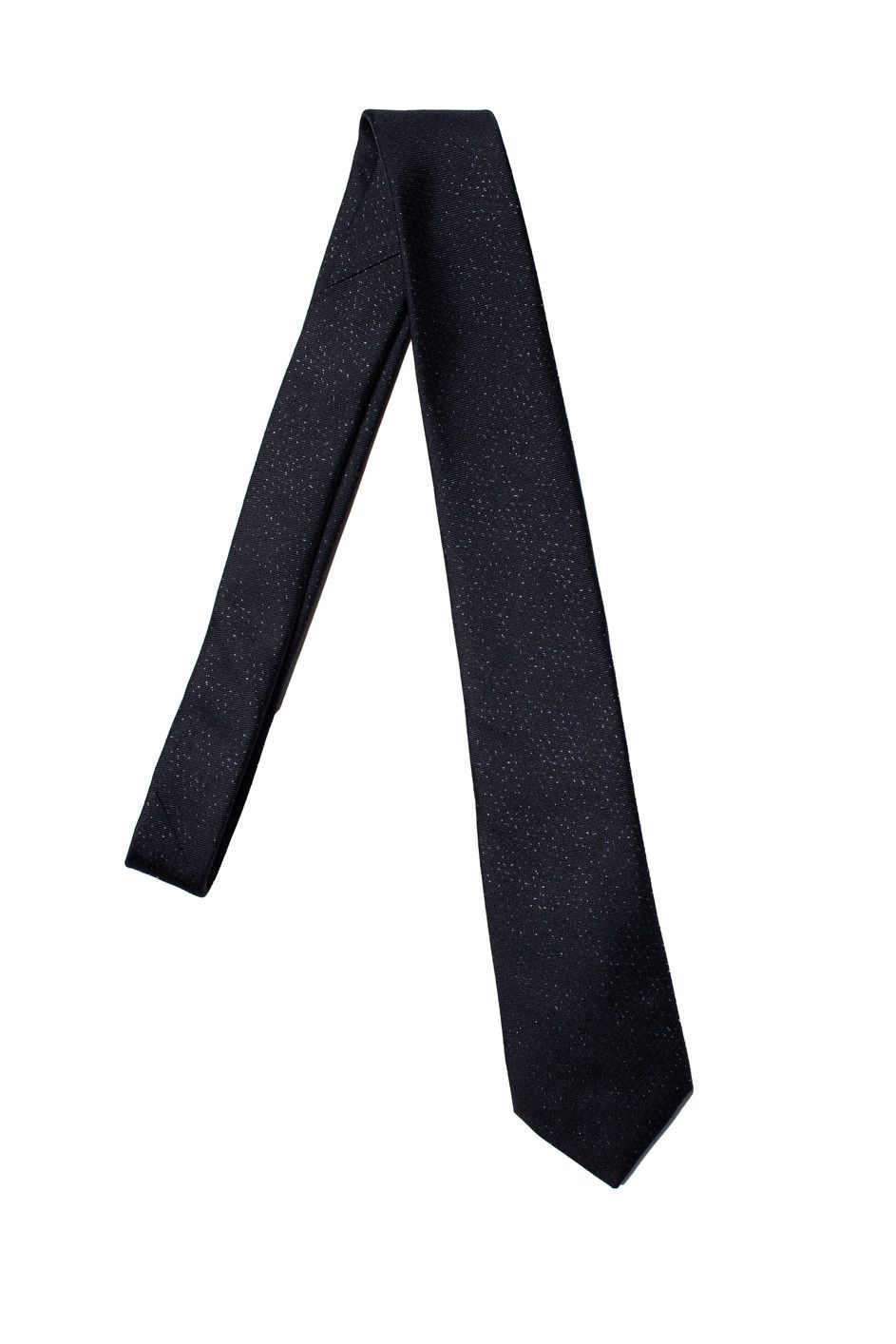 Lanvin Lanvin, dotted lurex tie in black Size ONE SIZE - 1 Thumbnail