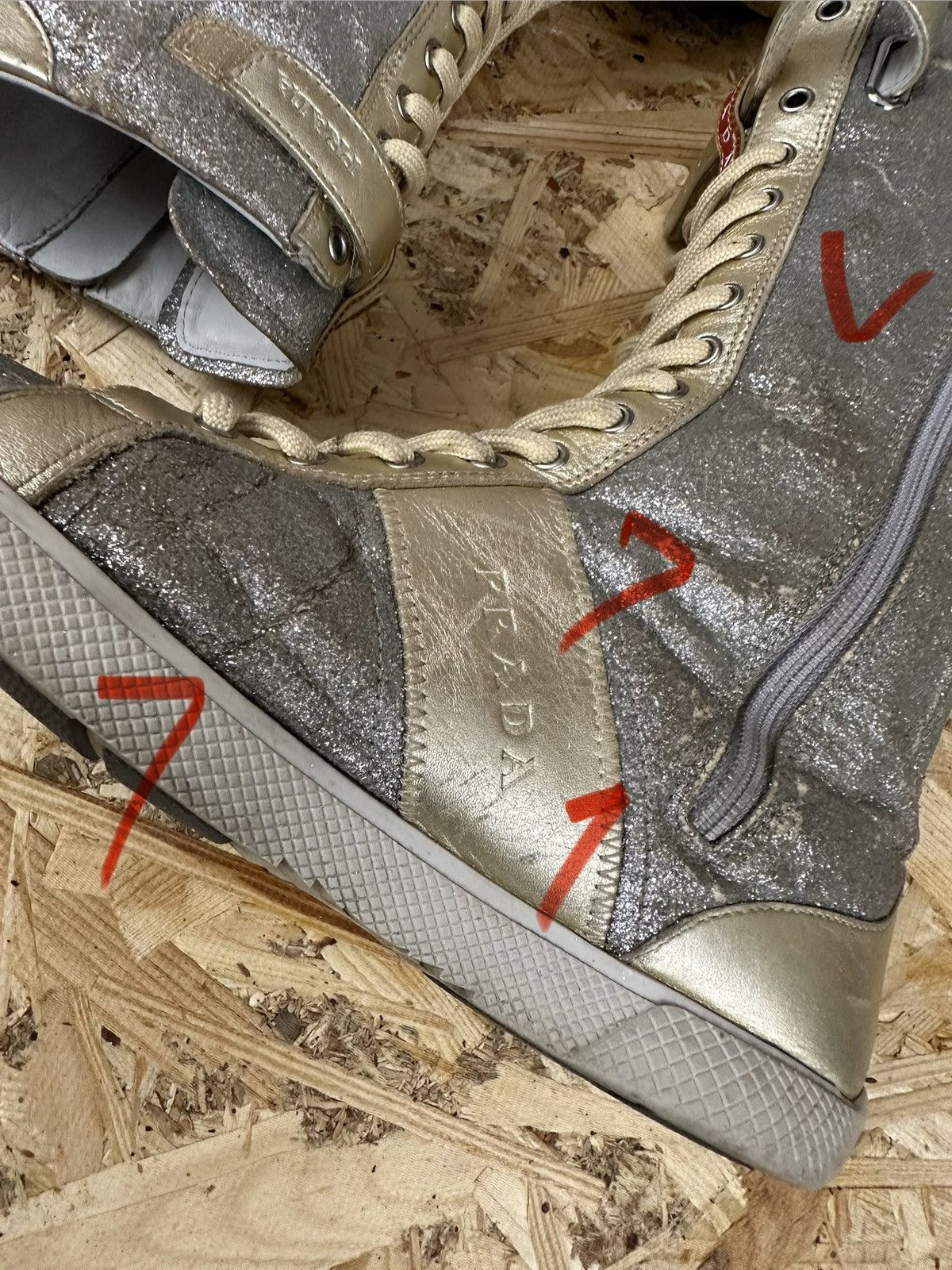 Prada Prada boits size 6,5 US gold Size US 6.5 / IT 36.5 - 23 Thumbnail