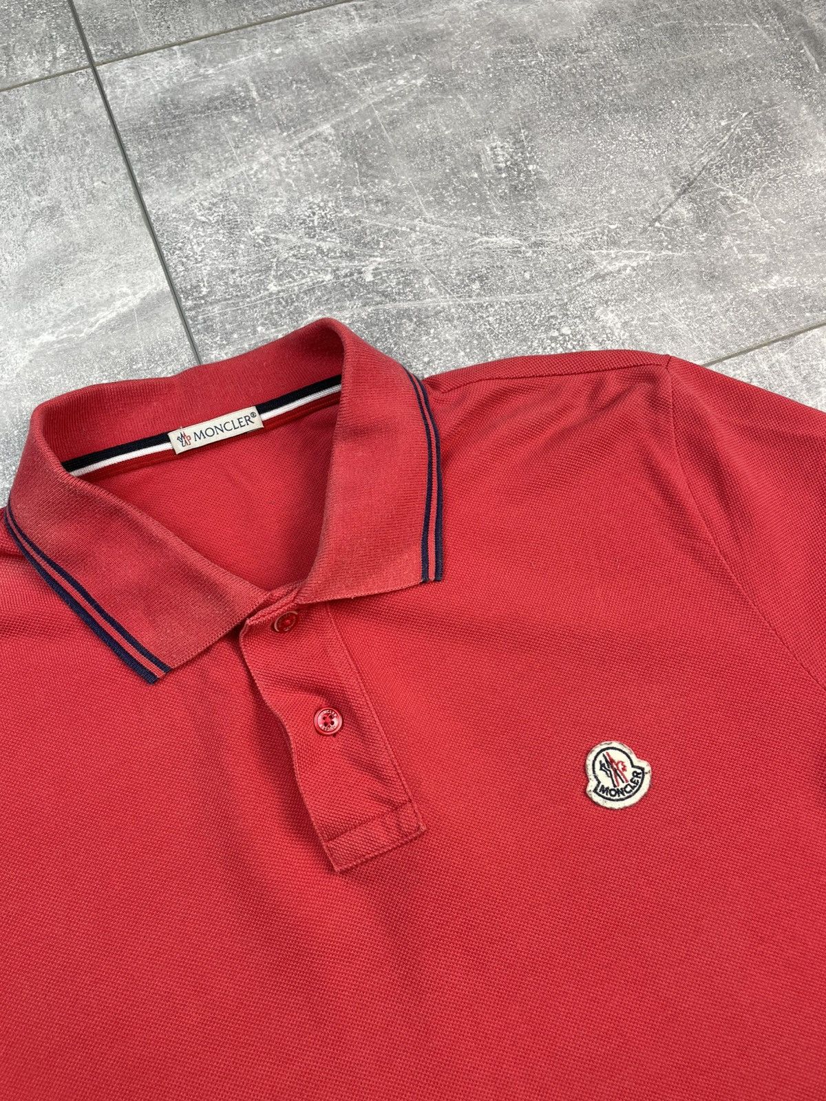 Moncler Moncler Maglia Polo Manica Corta T-shirt Size US M / EU 48-50 / 2 - 2 Thumbnail