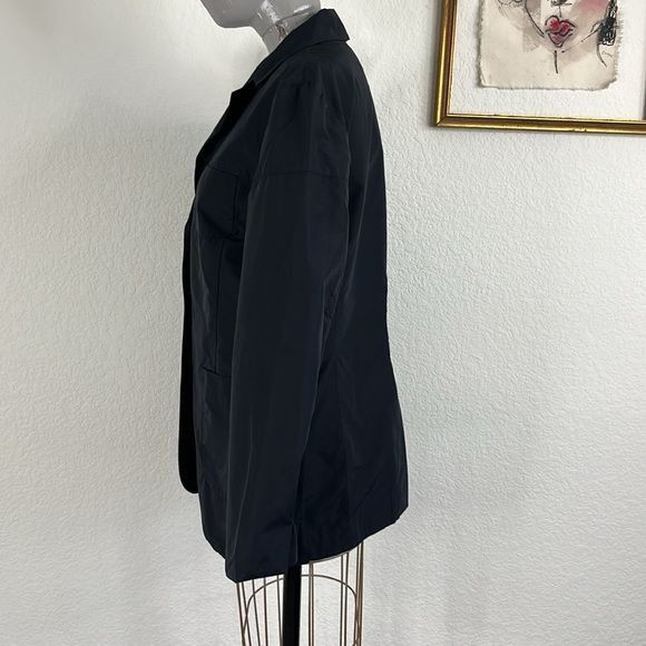 Jil Sander × Vintage Jil Sander Nylon Slicker 2 Button High Lapel Blazer Jacket Size M / US 6-8 / IT 42-44 - 6 Thumbnail