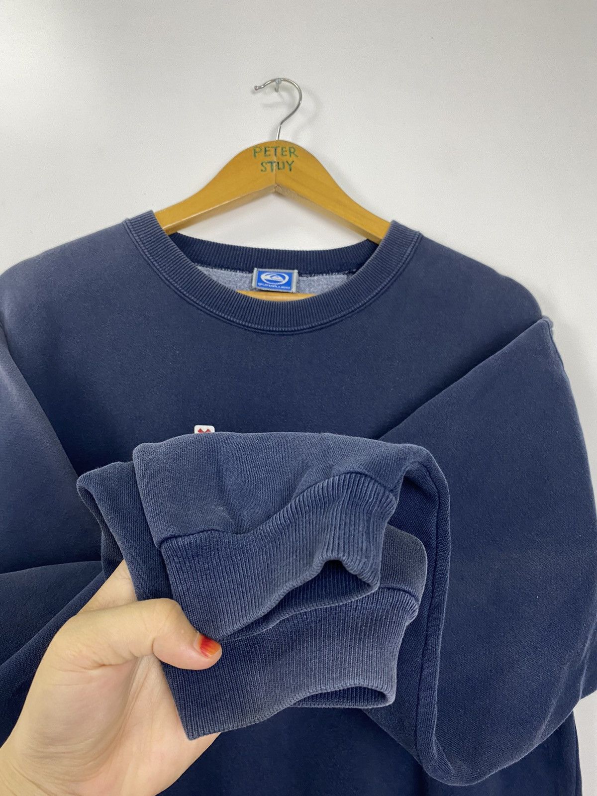 Quiksilver × Vintage Vintage Quiksilver big logo sweatshirt Size US L / EU 52-54 / 3 - 9 Thumbnail
