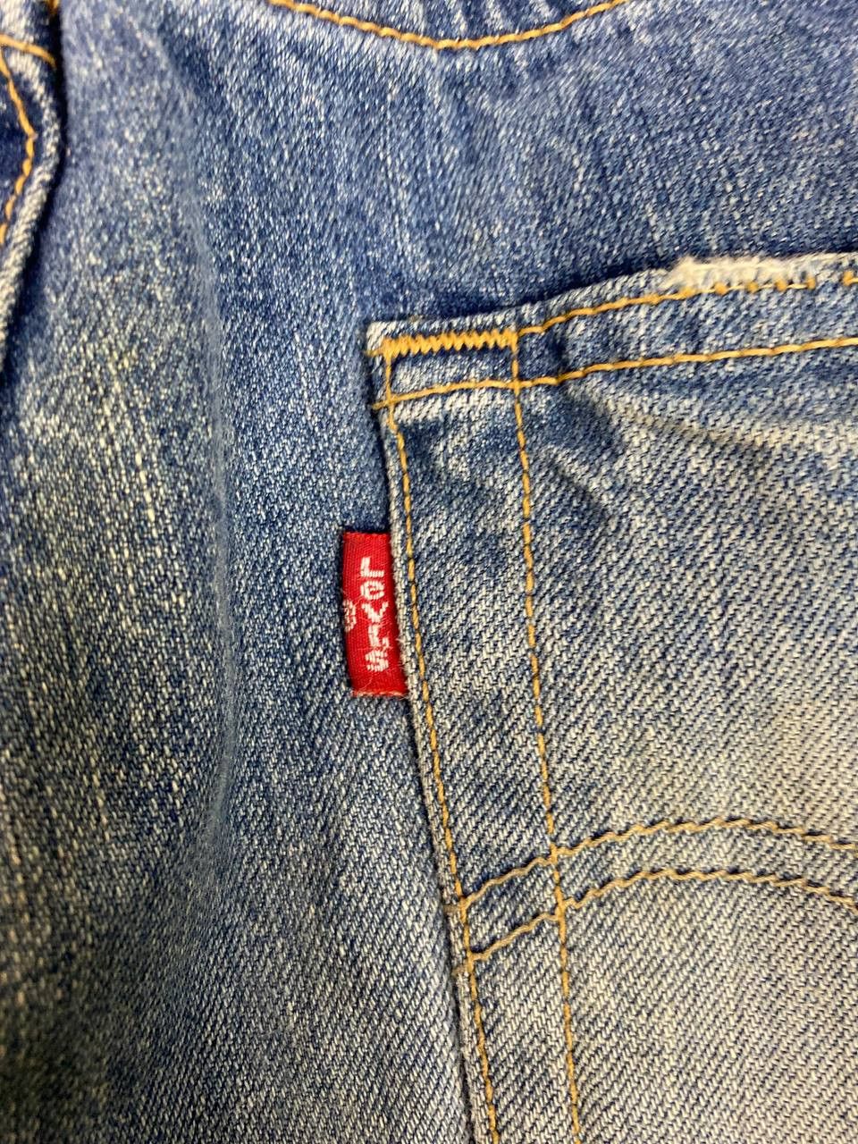 Levi's vintage levis 501 distressed denim nice design Size US 31 - 5 Thumbnail