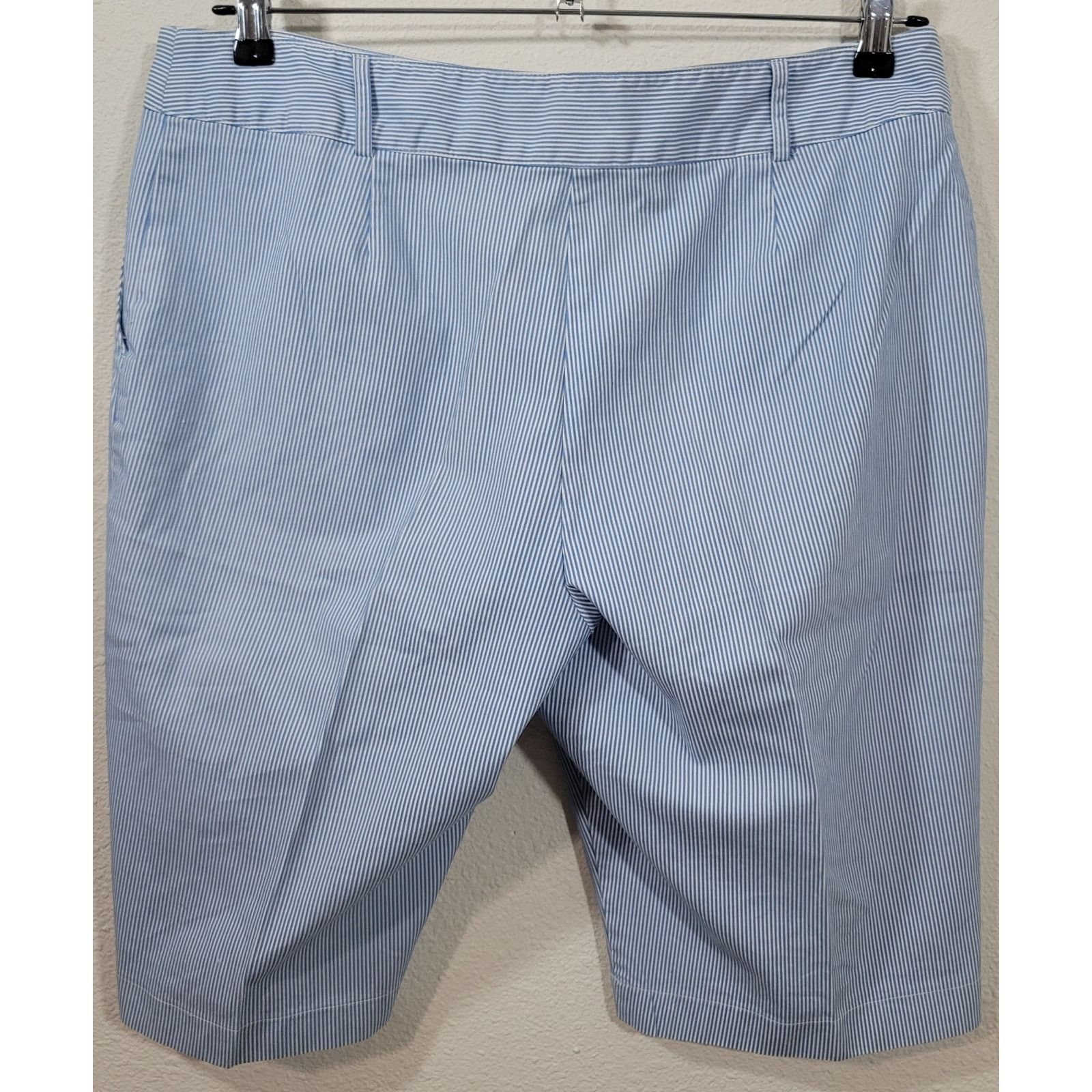Other Briggs New York Blue White Striped Bermuda Shorts 18 Pockets Size 40" / US 18 - 2 Thumbnail