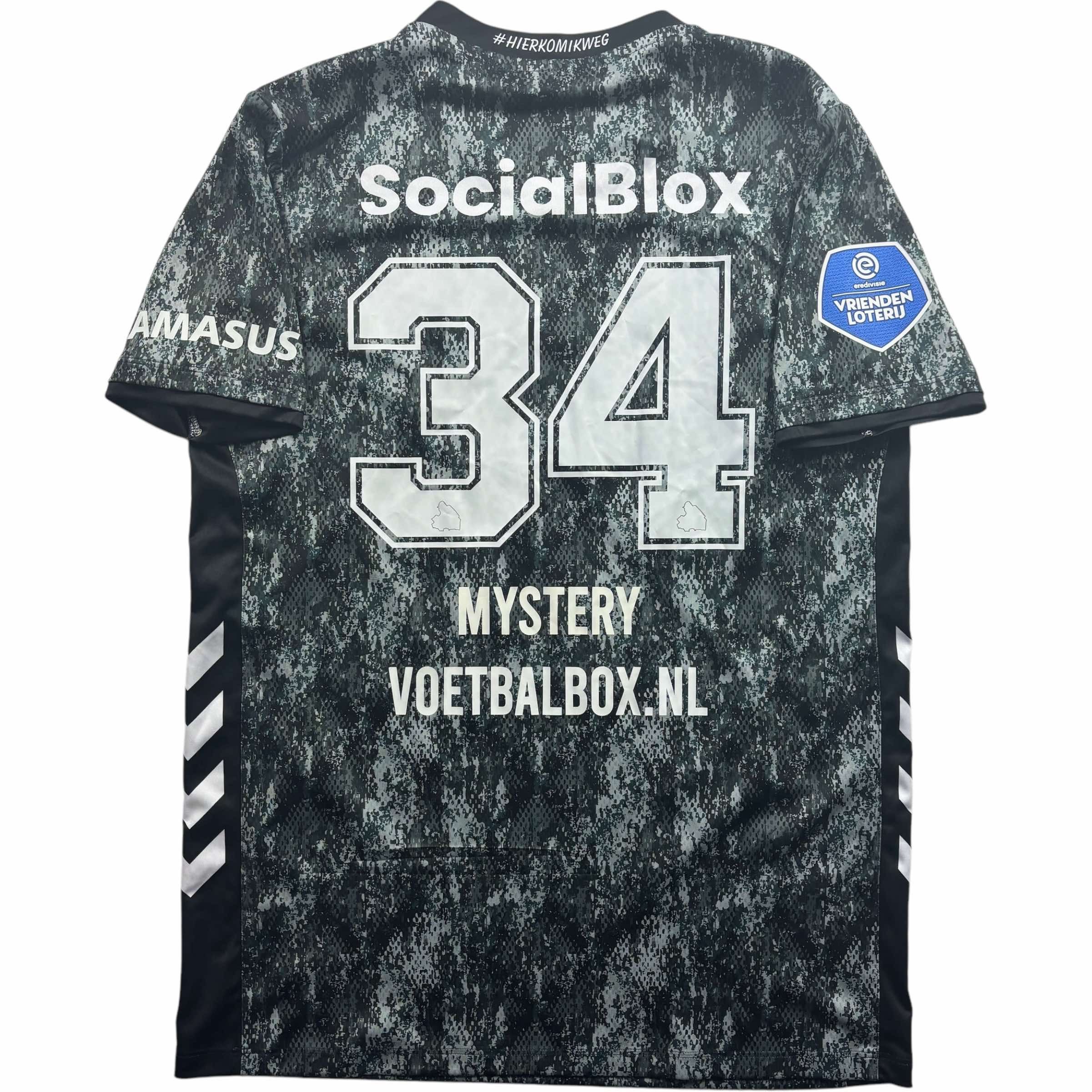 Hummel MATCH WORN FC Emmen 2022-23 Bouchouari football jersey Size US M / EU 48-50 / 2 - 1 Thumbnail
