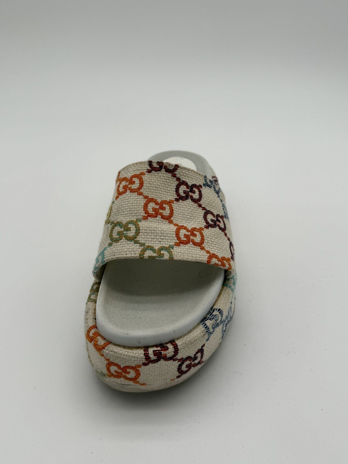 Gucci Rainbow Gucci Monogram Slides Size US 8 / IT 38 - 4 Thumbnail