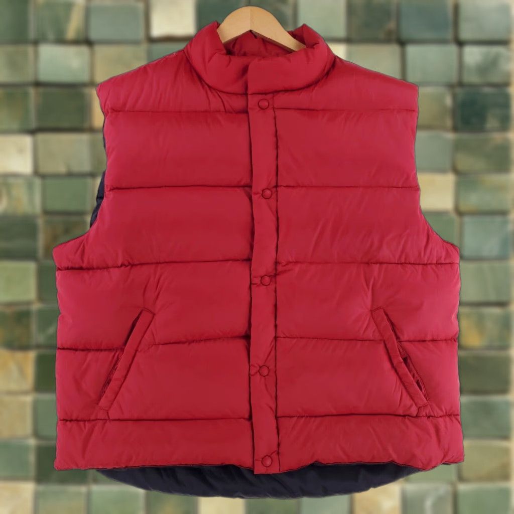 Vintage Cabela's Vest Red NL Goose Down Full Snap Mens XL Puffer Jacket Size US XL / EU 56 / 4 - 1 Thumbnail