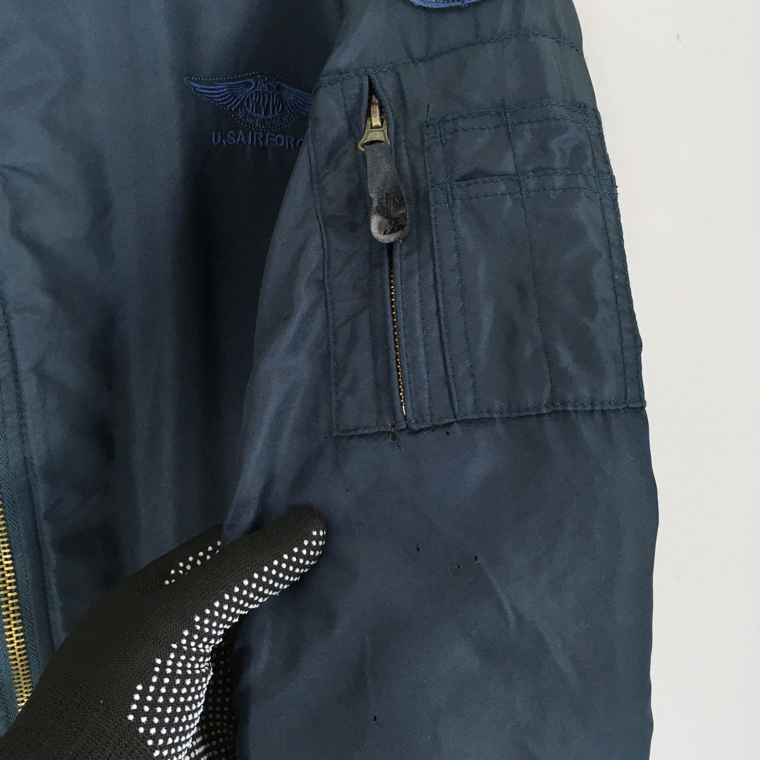 Japanese Brand × Vintage Vintage US Air Force MA-1 Bomber Flight Jacket XXLarge Size US XXL / EU 58 / 5 - 5 Thumbnail