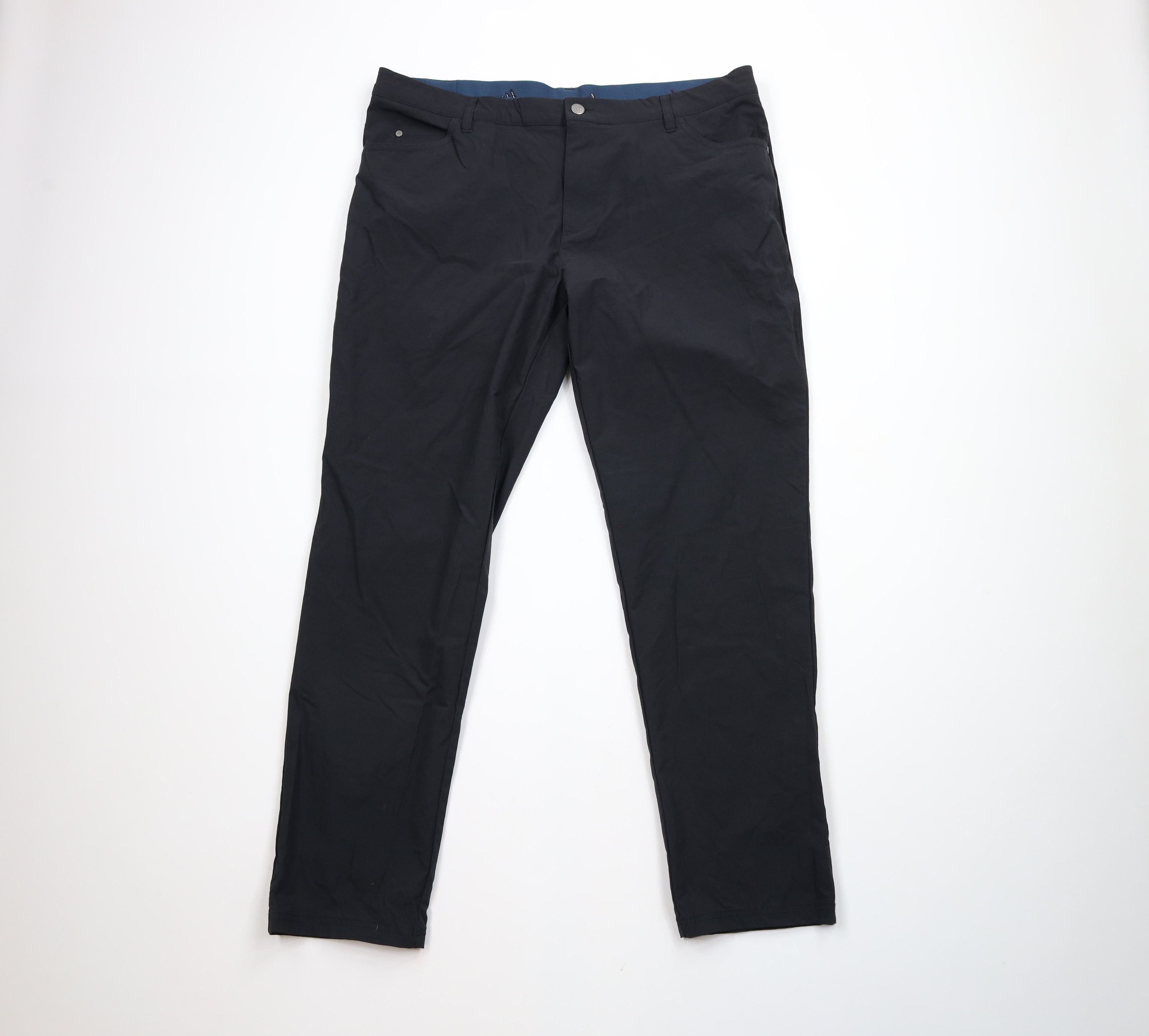 Adidas × Vintage Adidas Stretch Straight Leg Golfing Golf Chino Pants Black Size US 38 / EU 54 - 1 Thumbnail