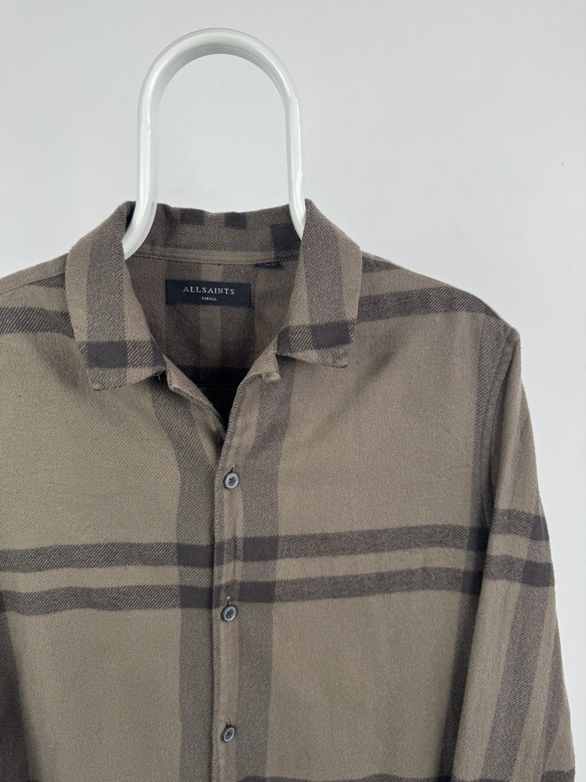 Allsaints All Saints Anchorage LS Plaid Long Sleeve Shirt Size US S / EU 44-46 / 1 - 2 Thumbnail