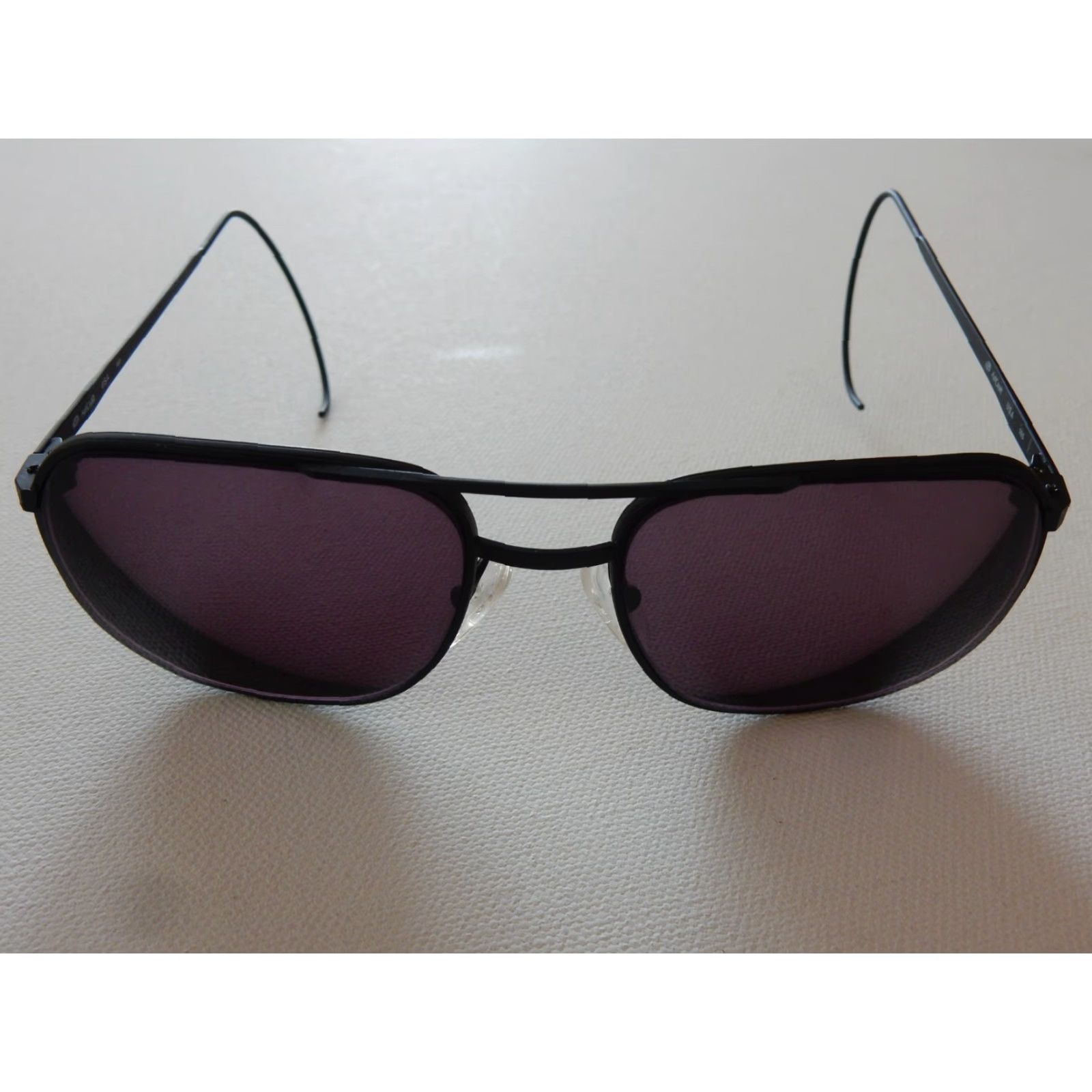 Vintage VINTAGE ArtCraft Sunglasses Frames Only Men 58×18 Black Prescription Small Scratches Size ONE SIZE - 2 Thumbnail
