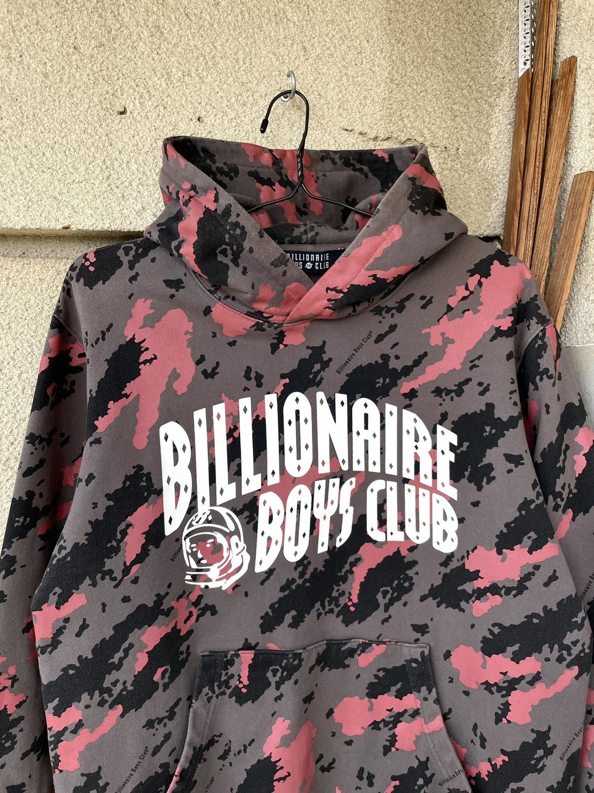 Billionaire Boys Club Billionaire Boys Club BBC Camo Big Logo Hoodie Size US M / EU 48-50 / 2 - 2 Thumbnail