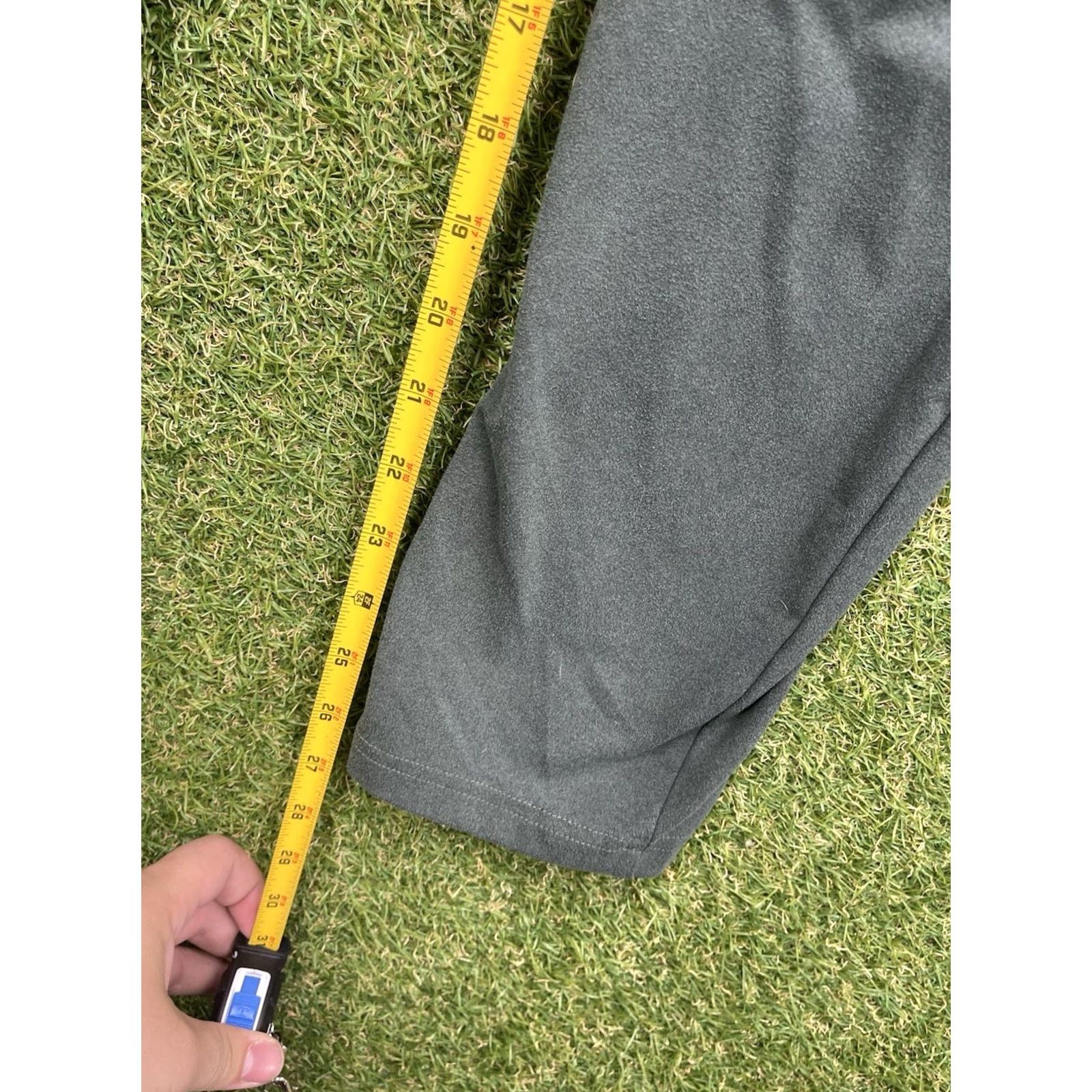 Vintage 01.Algo Performance Joggers Mens Medium Moisture Wicking Stretch Gym Sweatpants Green Polyester Blend Solid Pattern Size US 32 / EU 48 - 5 Thumbnail