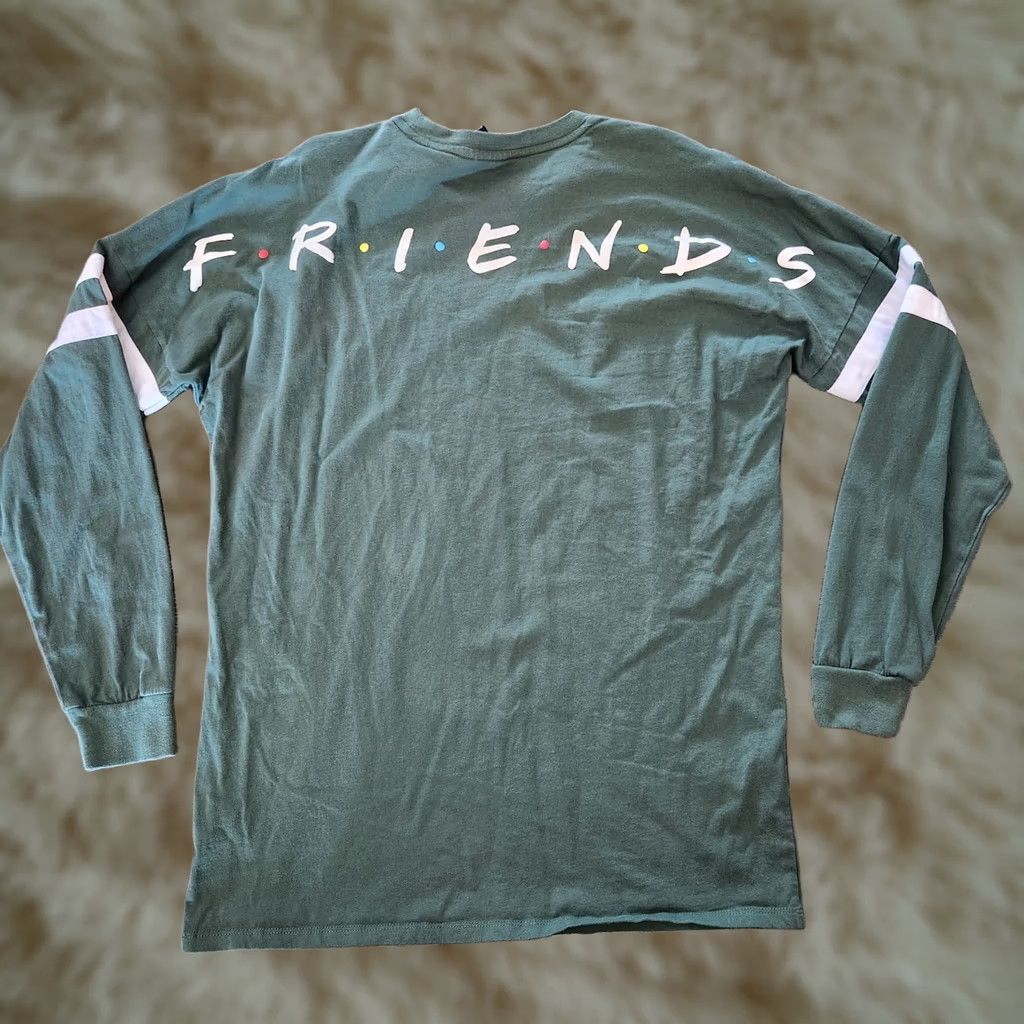 Vintage Friends Central Perk Long Sleeve T-Shirt Tee Size S Green Official Boxlunch Unisex Adults Crew Neck Logo Pattern Solid 2020s Vintage: No Size US S / EU 44-46 / 1 - 1 Thumbnail