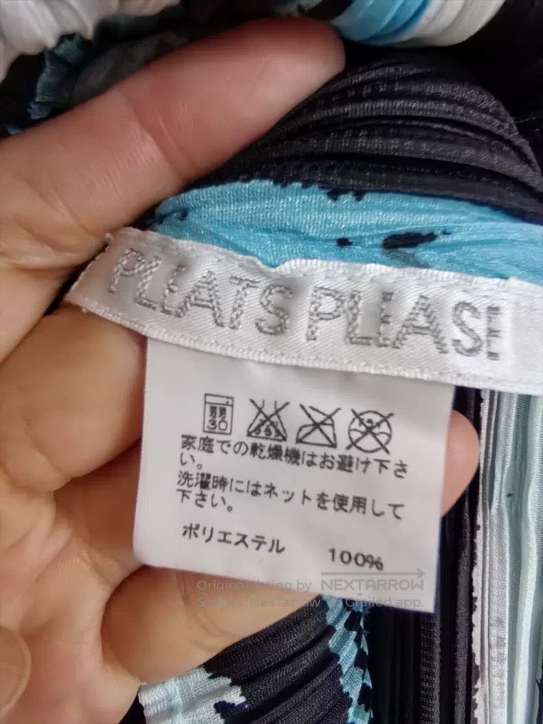 Issey Miyake Issey Miyake Blue-White-Black Pullover Size L / US 10 / IT 46 - 3 Thumbnail